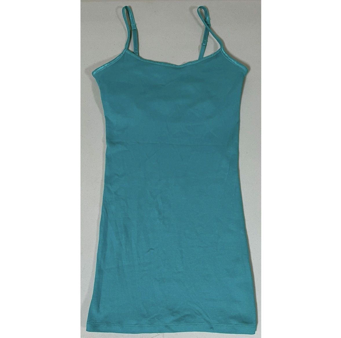 Sonoma SO Teal Blue Tunic Cami Camisole Tank Top Shirt Size S 🦚✨ Size S / US 4 / IT 40 - 1 Thumbnail