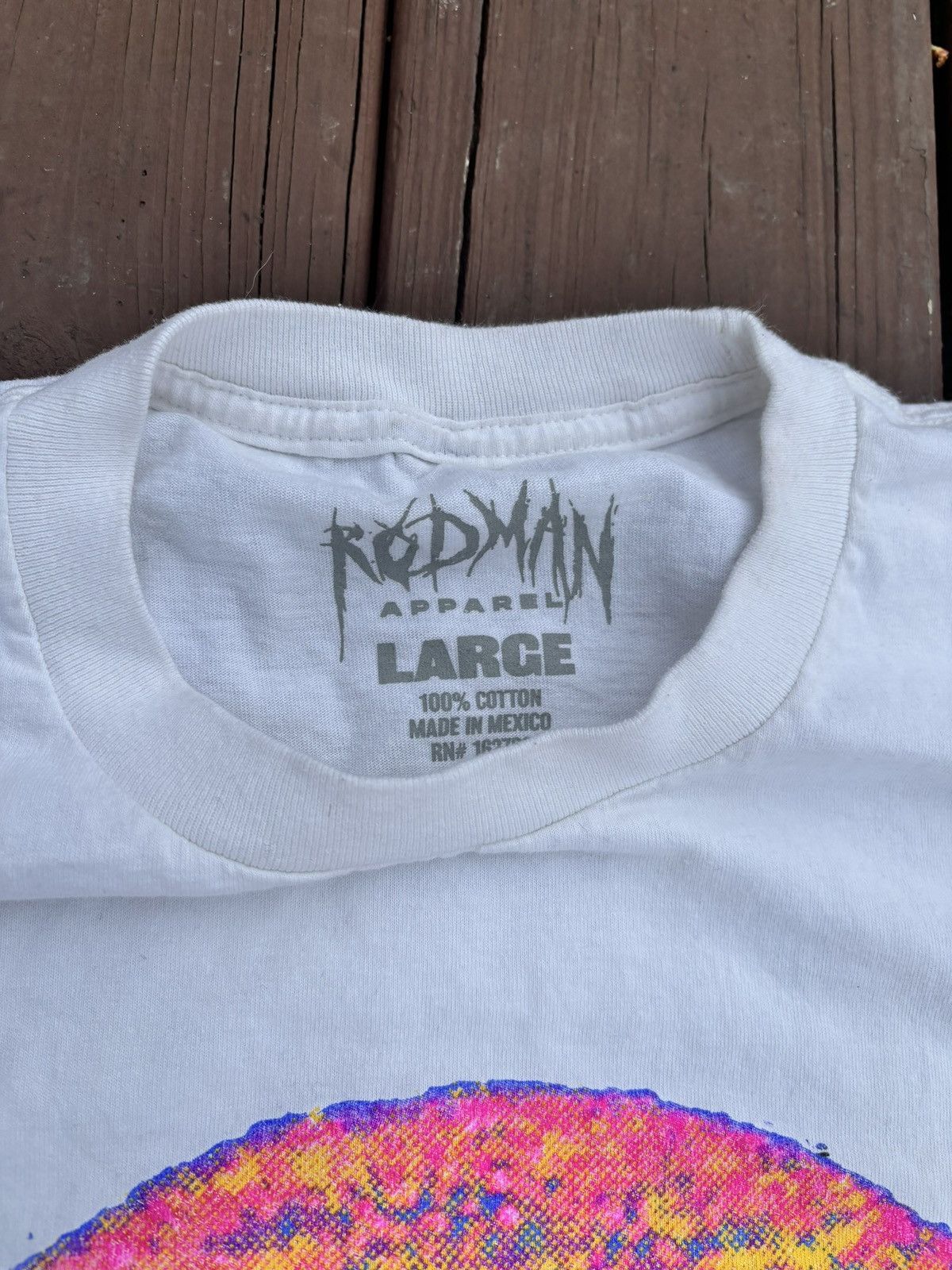 Pacsun Dennis Rodman The Worm #91 NBA Big Head Hair Pacsun T-Shirt Size US L / EU 52-54 / 3 - 3 Thumbnail