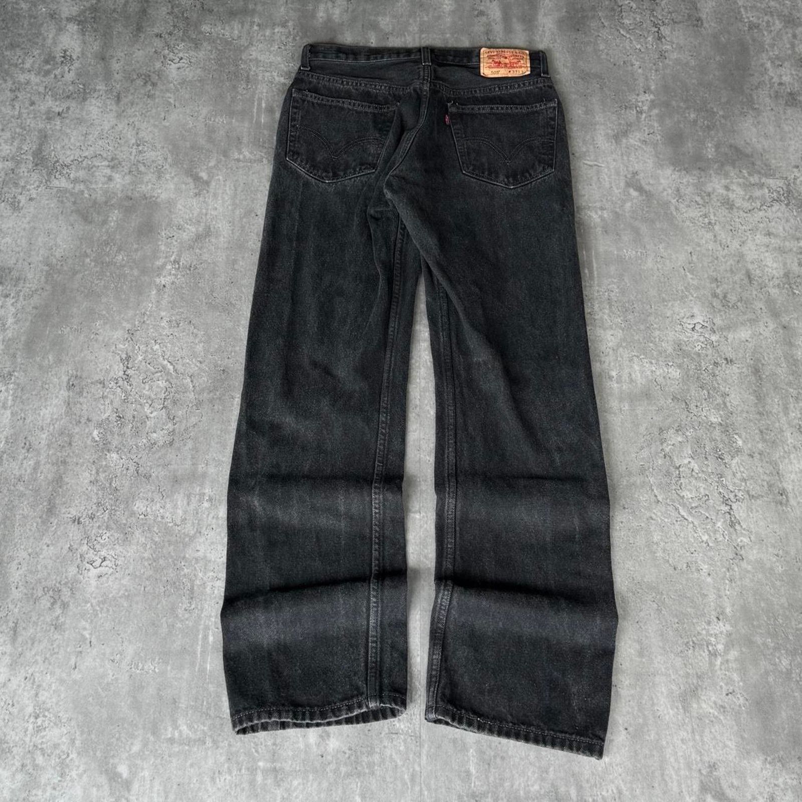 Levi's × Levi's Vintage Clothing × Vintage Vintage Y2K Levi’s 505 Faded Black Grunge Opium Denim Jeans Size US 31 - 1 Thumbnail