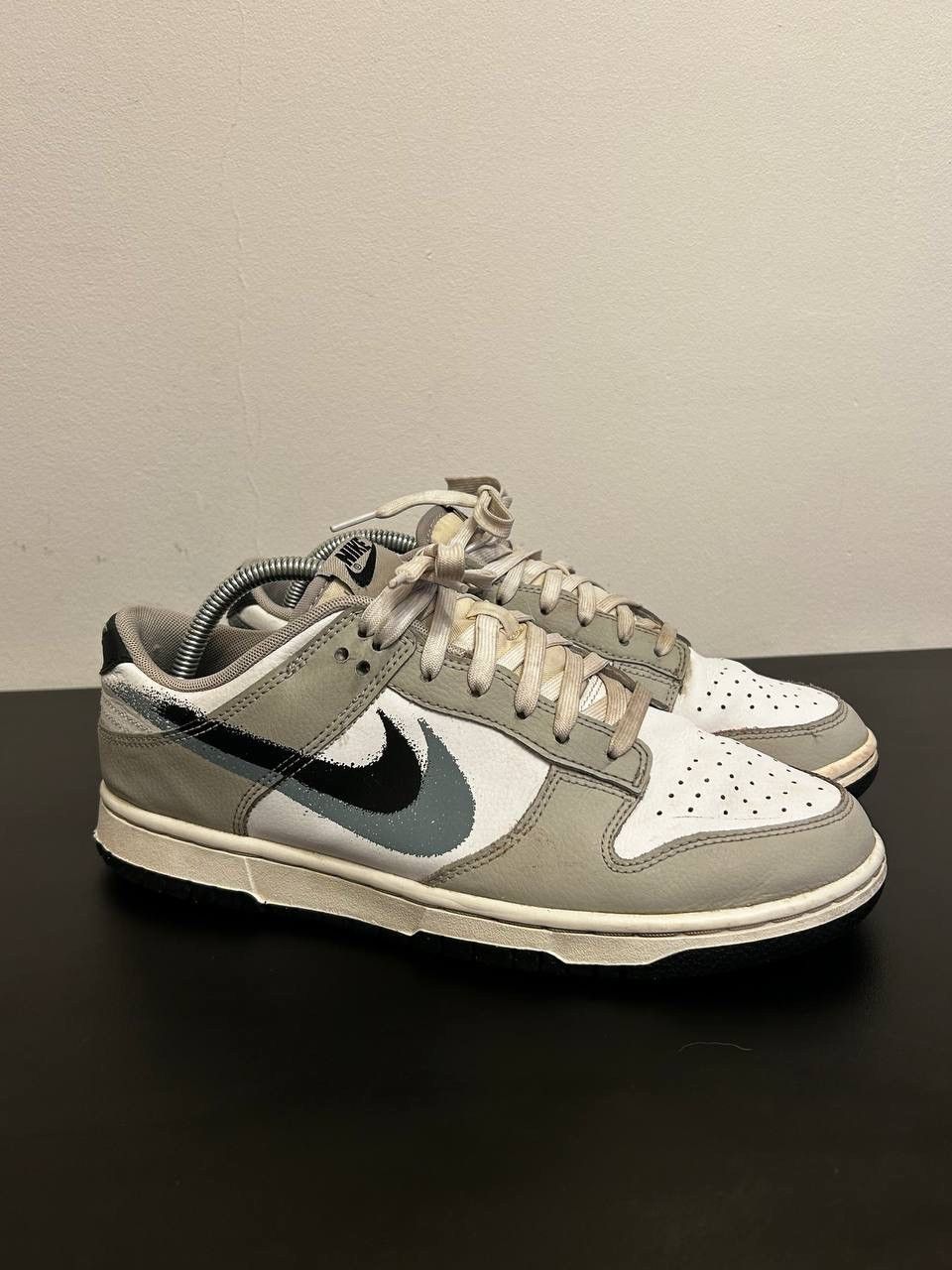 Nike Dunk Low Y2K 2022 Leather Hype Shoes in Grey, Men's (Size 8.5)