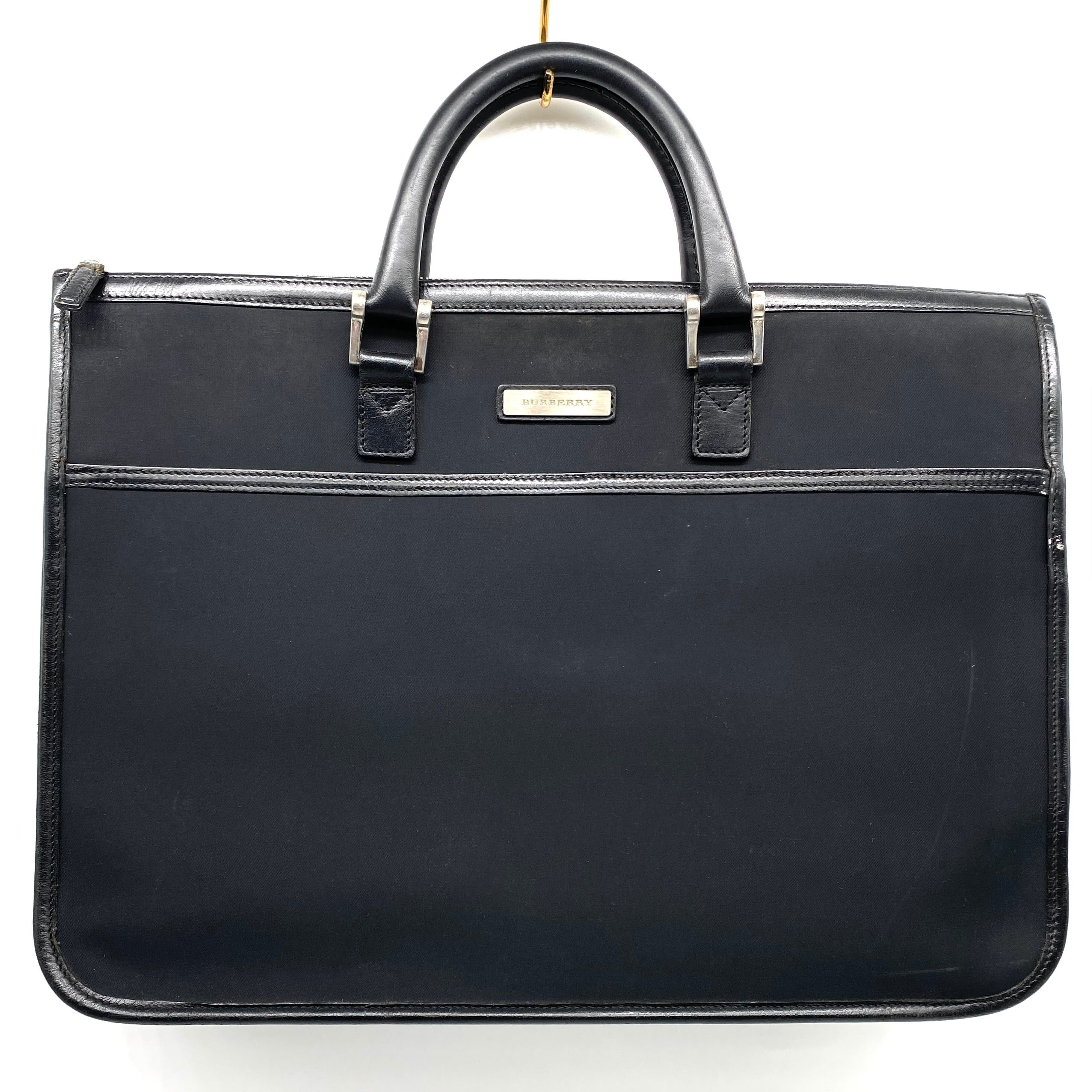 Burberry Vintage Burberry Business Bag Black Size ONE SIZE - 1 Thumbnail