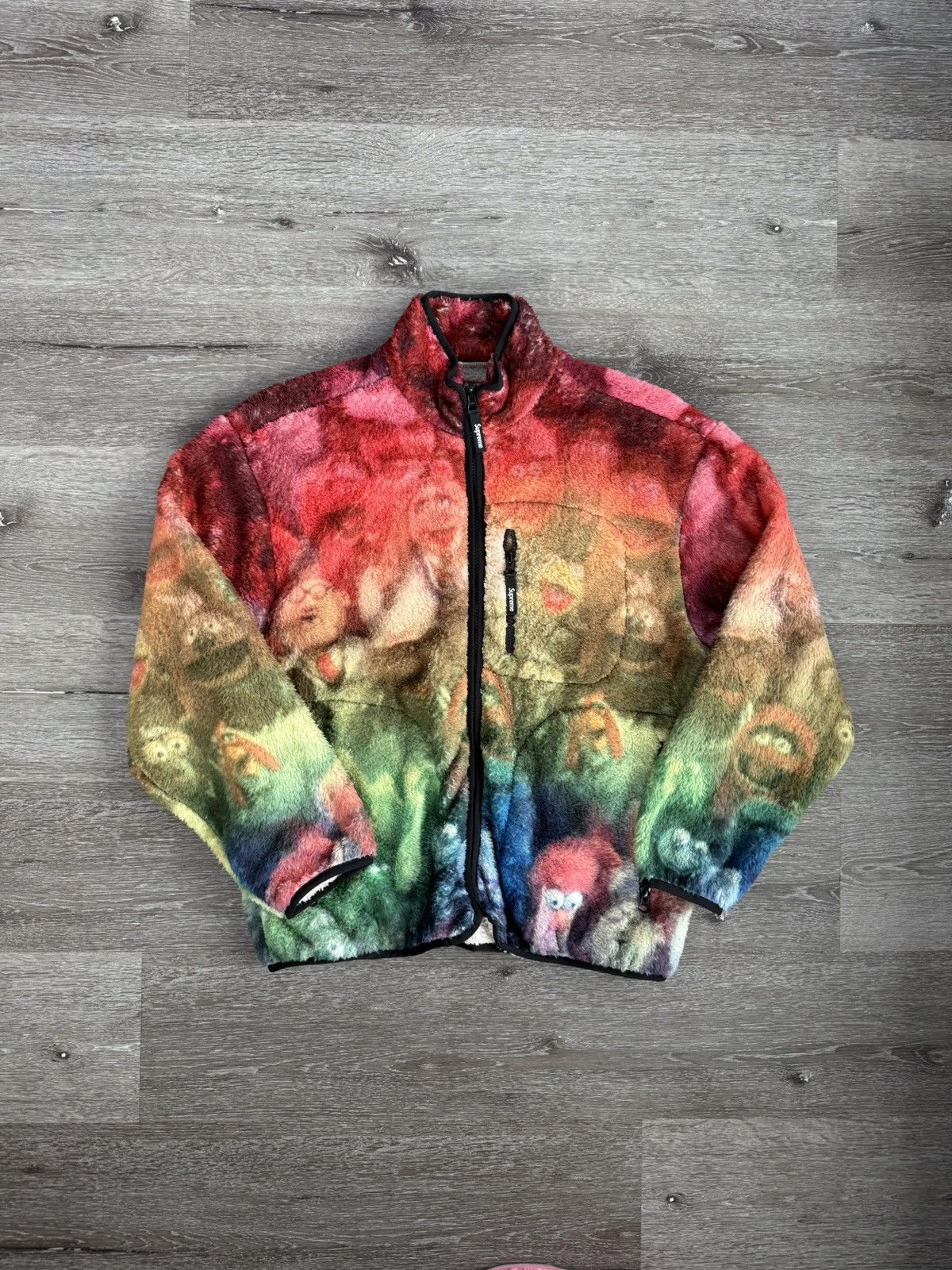 Supreme Supreme "Muppets" Fleece Jacket (Multicolor) Size US S / EU 44-46 / 1 - 1 Thumbnail