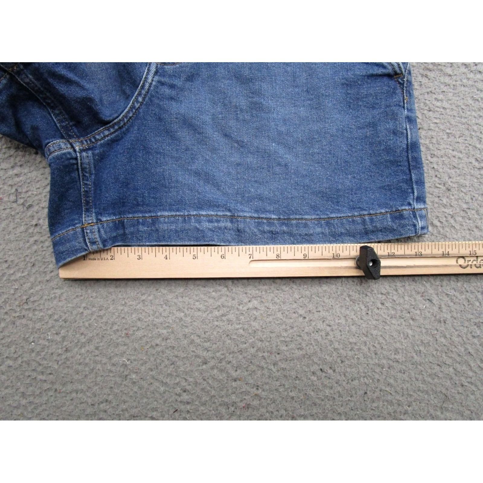 Lee VTG Lee Pleated 2 Button High Rise Denim Mom Shorts Size 8 Blue Stretch Size 30" / US 8 / IT 44 - 7 Thumbnail