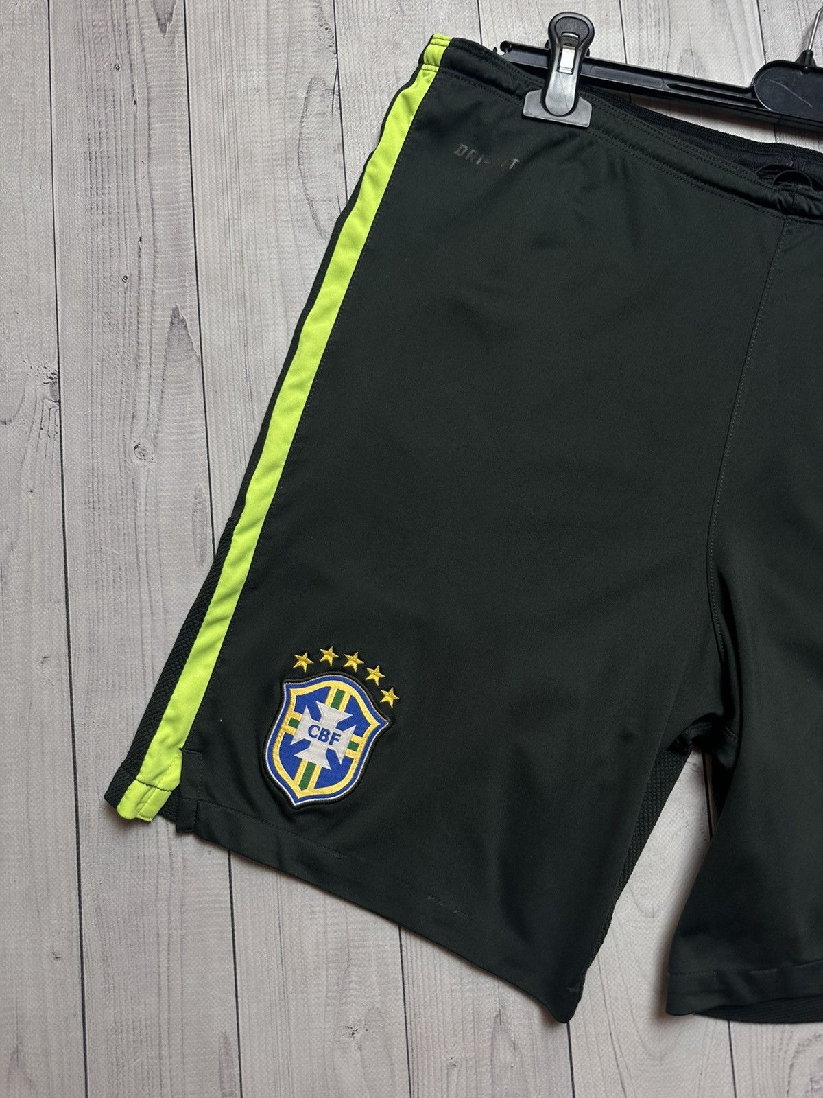 Nike × Vintage Vintage Nike Brasil soccer shorts Brazil size M/L Size US 32 / EU 48 - 2 Thumbnail