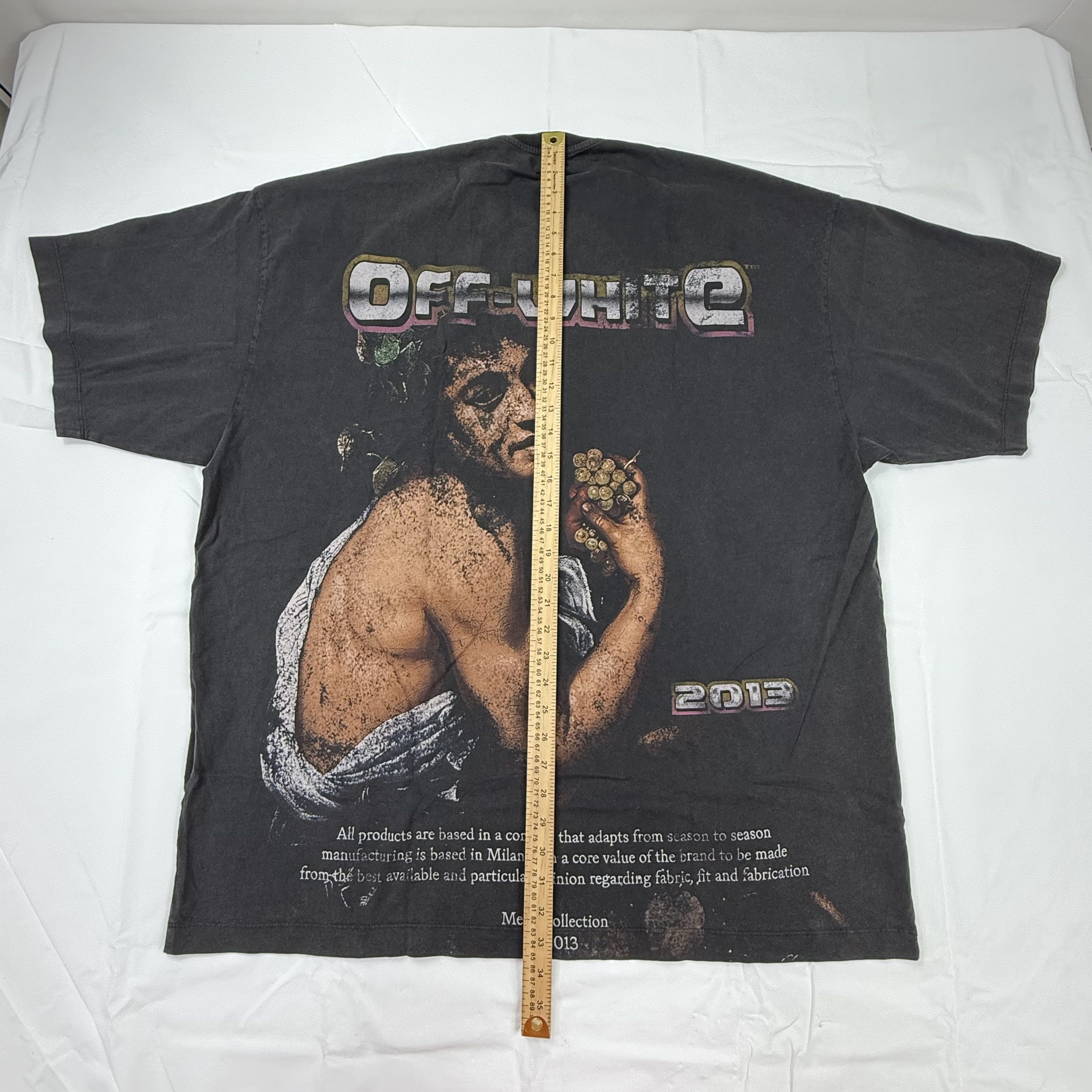 Off-White Off-White Virgil Abloh Caravaggio 2013 Graphic T-Shirt XL Size US XL / EU 56 / 4 - 3 Thumbnail