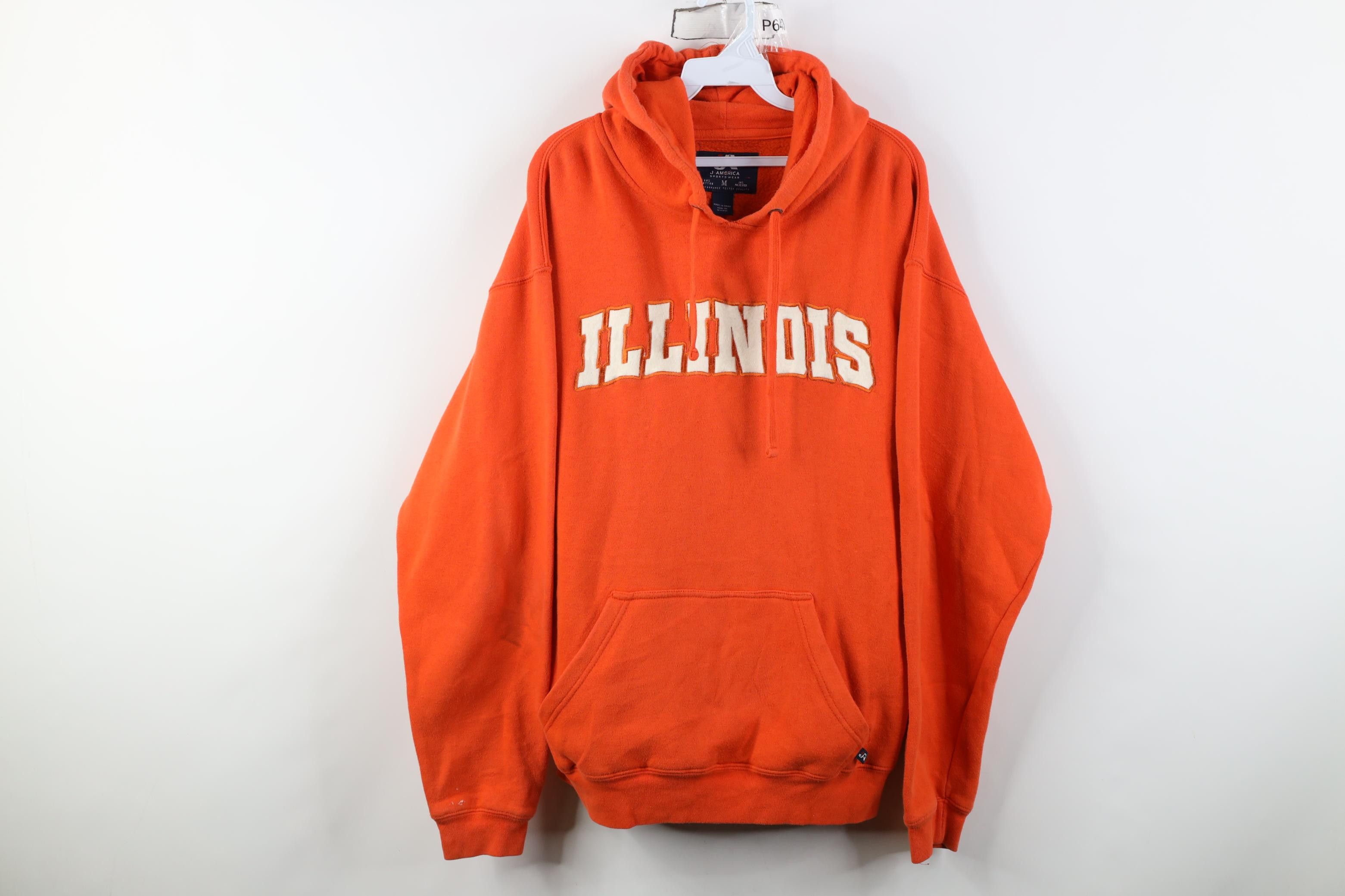 Vintage Vintage University of Illinois Basketball Hoodie Sweatshirt Size US M / EU 48-50 / 2 - 1 Thumbnail