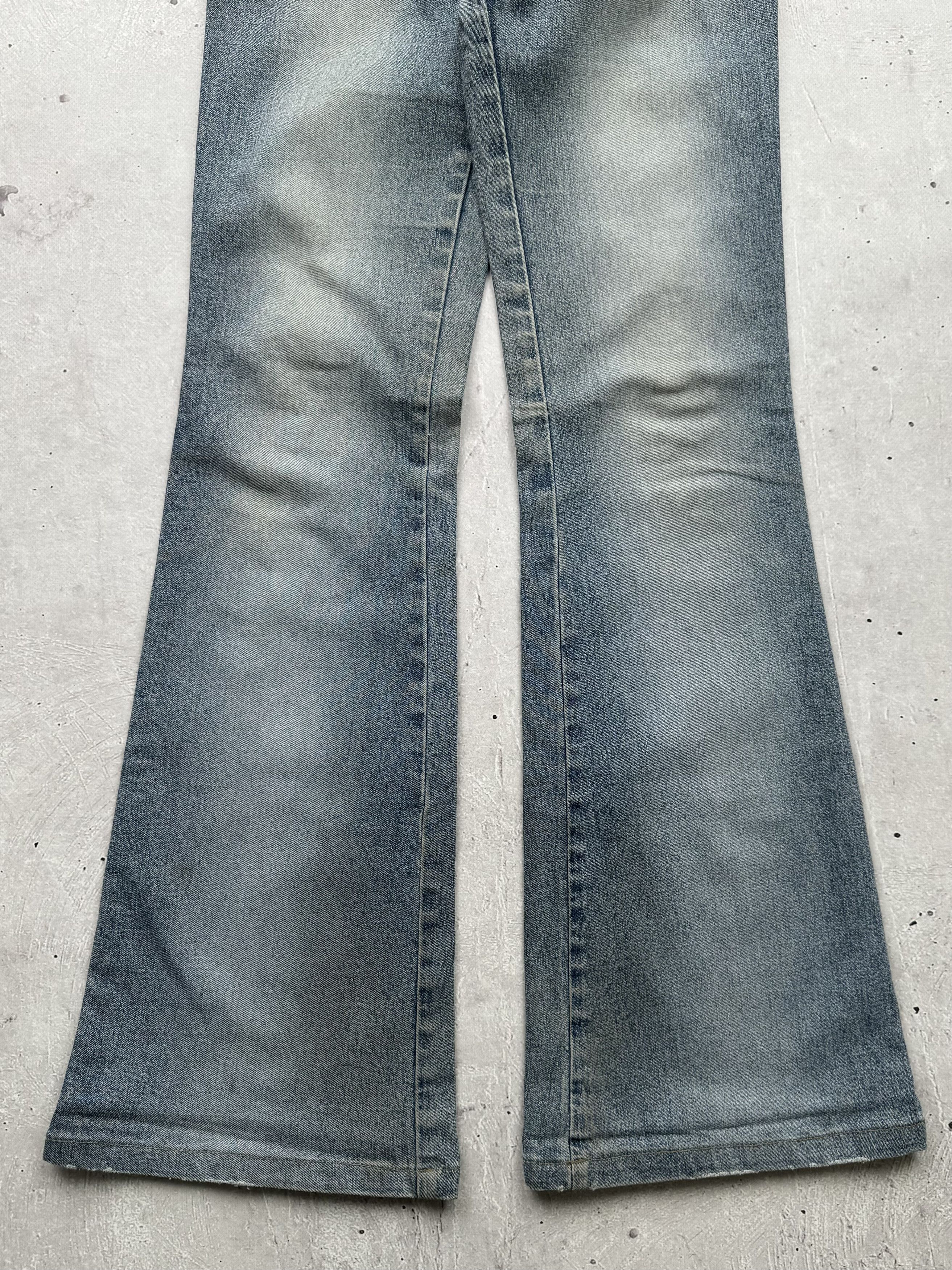 Japanese Brand × Vintage Vintage Flared Jeans Size 29" - 3 Thumbnail