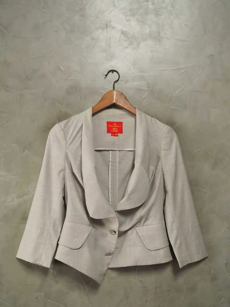 Vivienne Westwood Vivienne Westwood Ice gray love collar suit jacket Size XS / US 0-2 / IT 36-38 - 1 Thumbnail