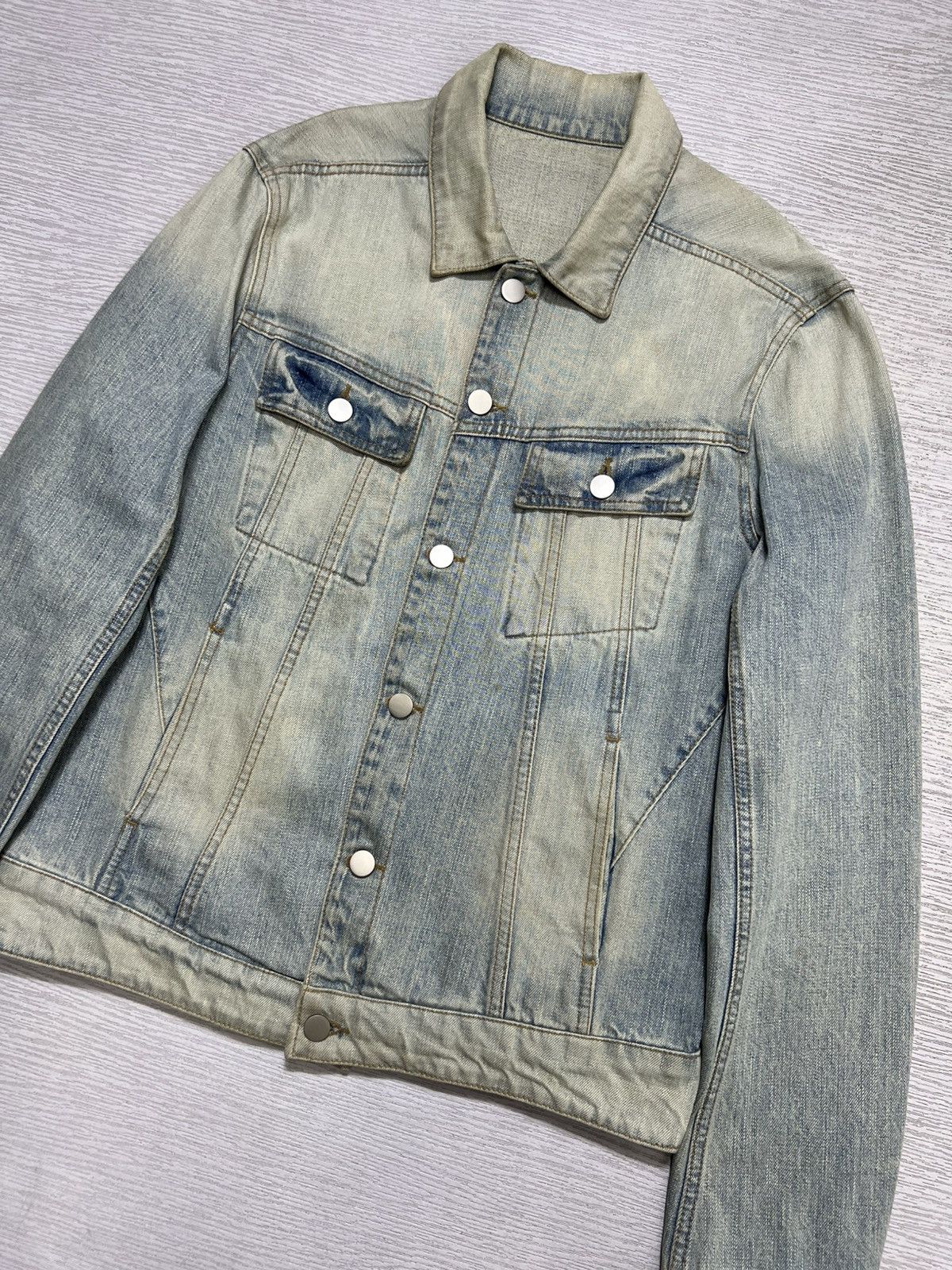 Balmain Balmain - Christophe Decarnin - Vintage Washed Denim Jacket Size US L / EU 52-54 / 3 - 6 Thumbnail