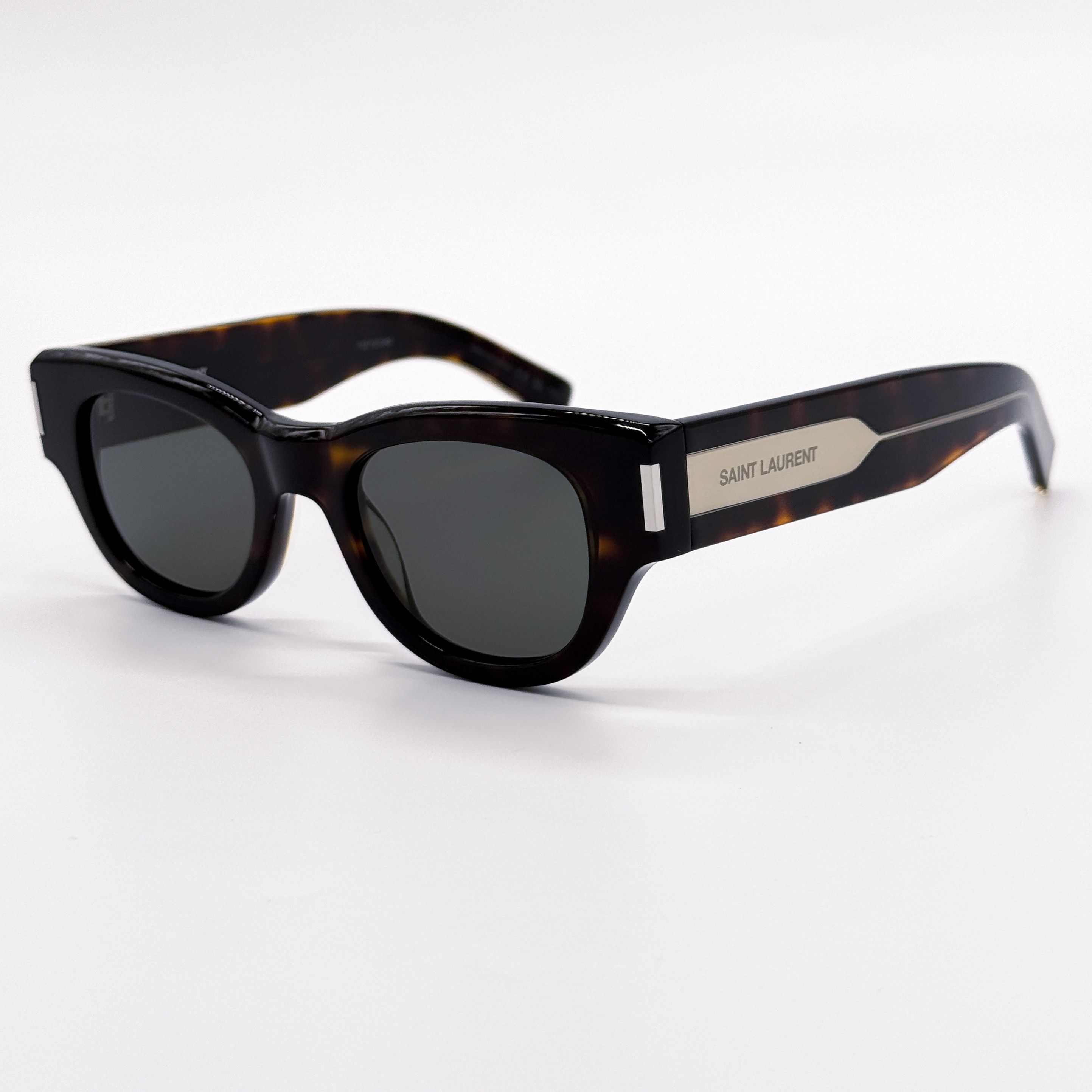 Yves Saint Laurent NEW SAINT LAURENT SL 573 002 DARK HAVANA WOMEN SUNGLASSES Size ONE SIZE - 5 Thumbnail