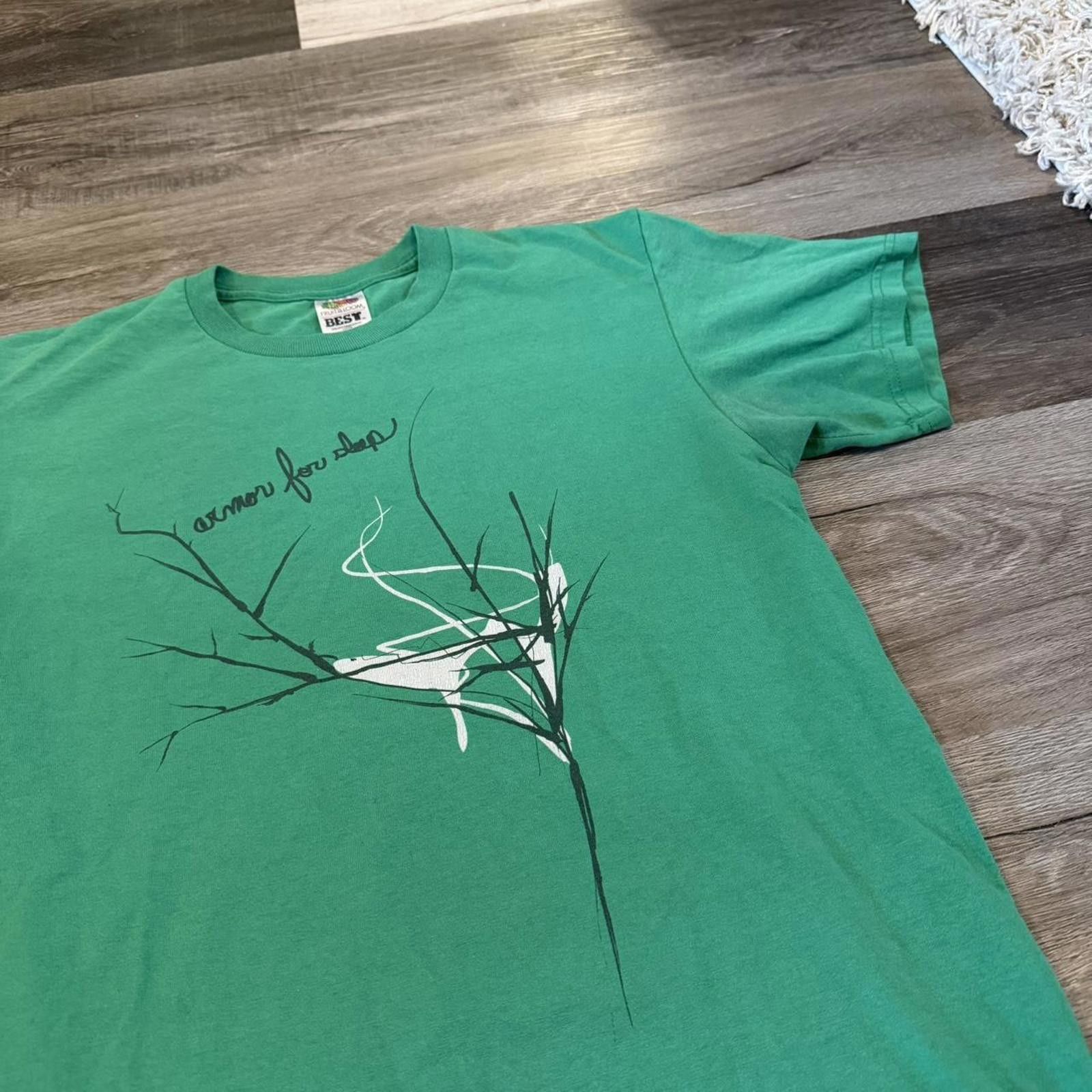 Fruit Of The Loom vintage armor for sleep t shirt 00s M emo screamo Size US M / EU 48-50 / 2 - 1 Thumbnail