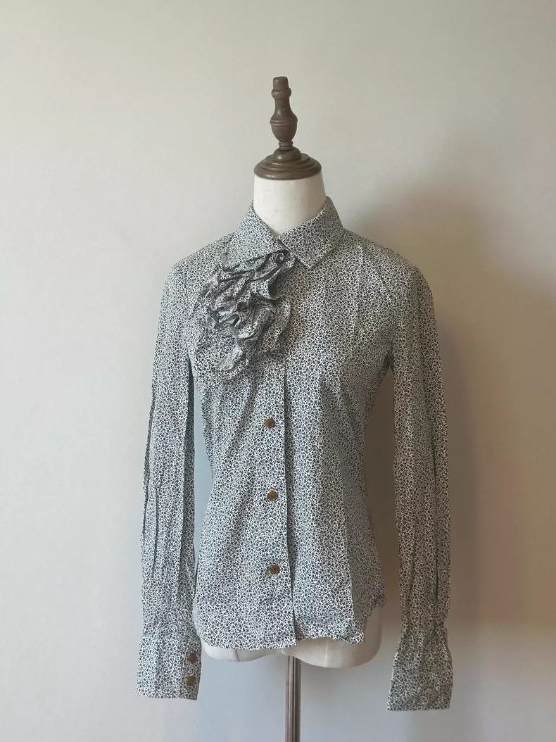Vivienne Westwood Ruffled Collar Floral Shirt - dmc