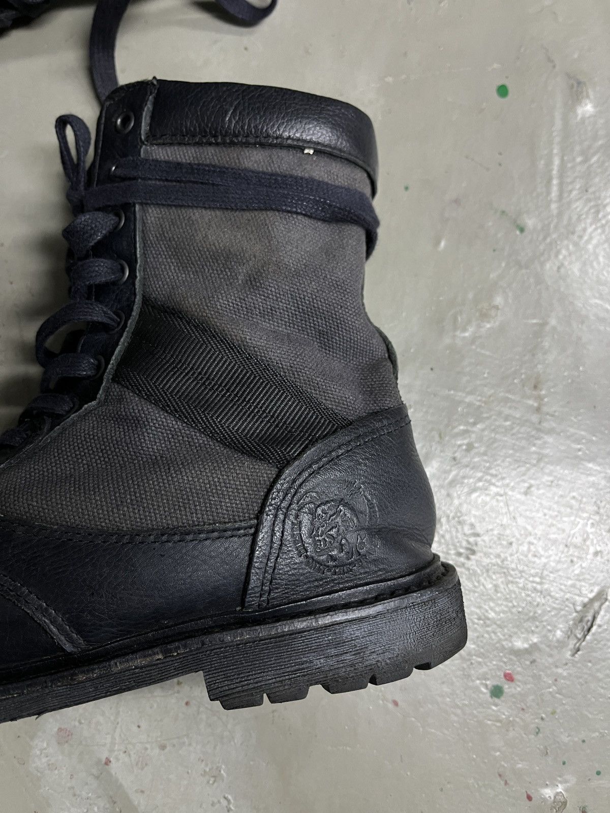 Diesel Diesel Leather Guidi AS 98 Style Combat Steel Toe Boots Size US 8.5 / EU 41-42 - 9 Thumbnail