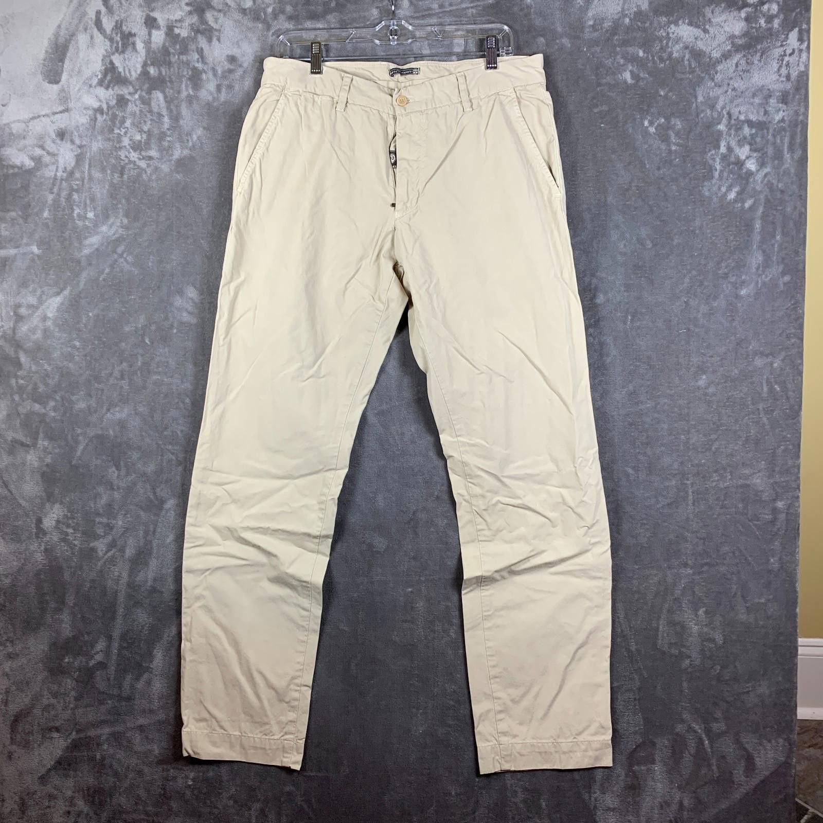 Mason's MENS Mason's Pants 50 34x31 Khaki Straight Leg Chino 321 Size US 34 / EU 50 - 1 Thumbnail