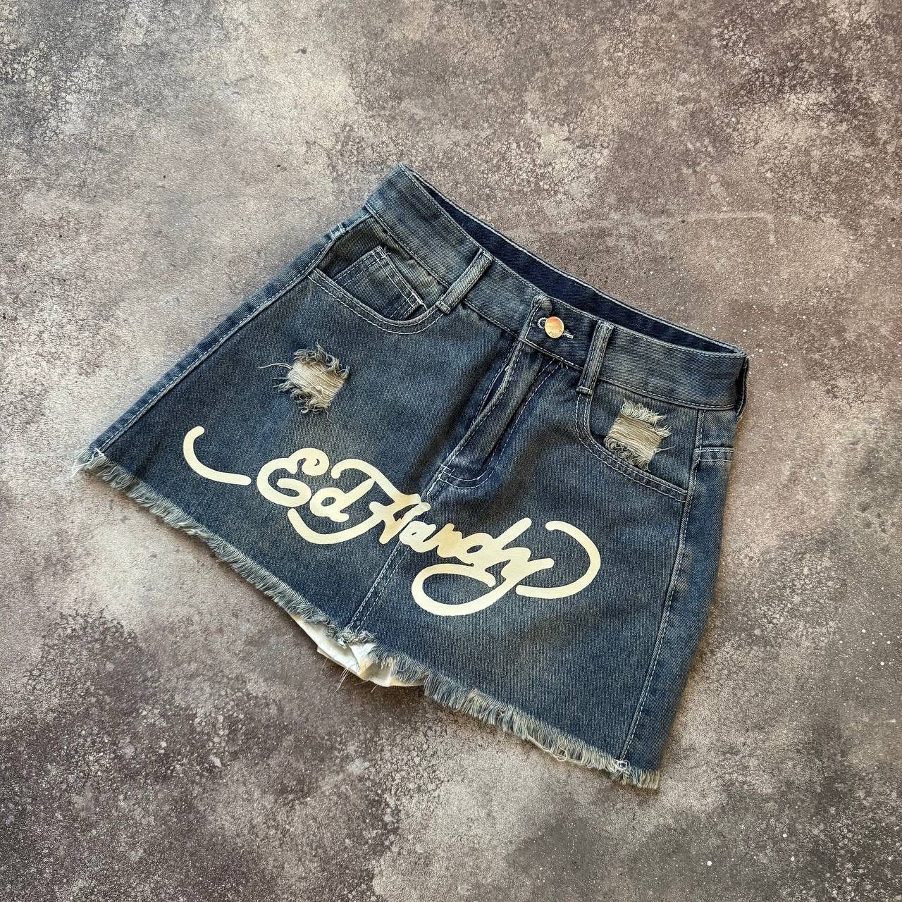 Other Ed Hardy Style Y2K Vintage Skirt Size 27" / US 4 / IT 40 - 6 Thumbnail