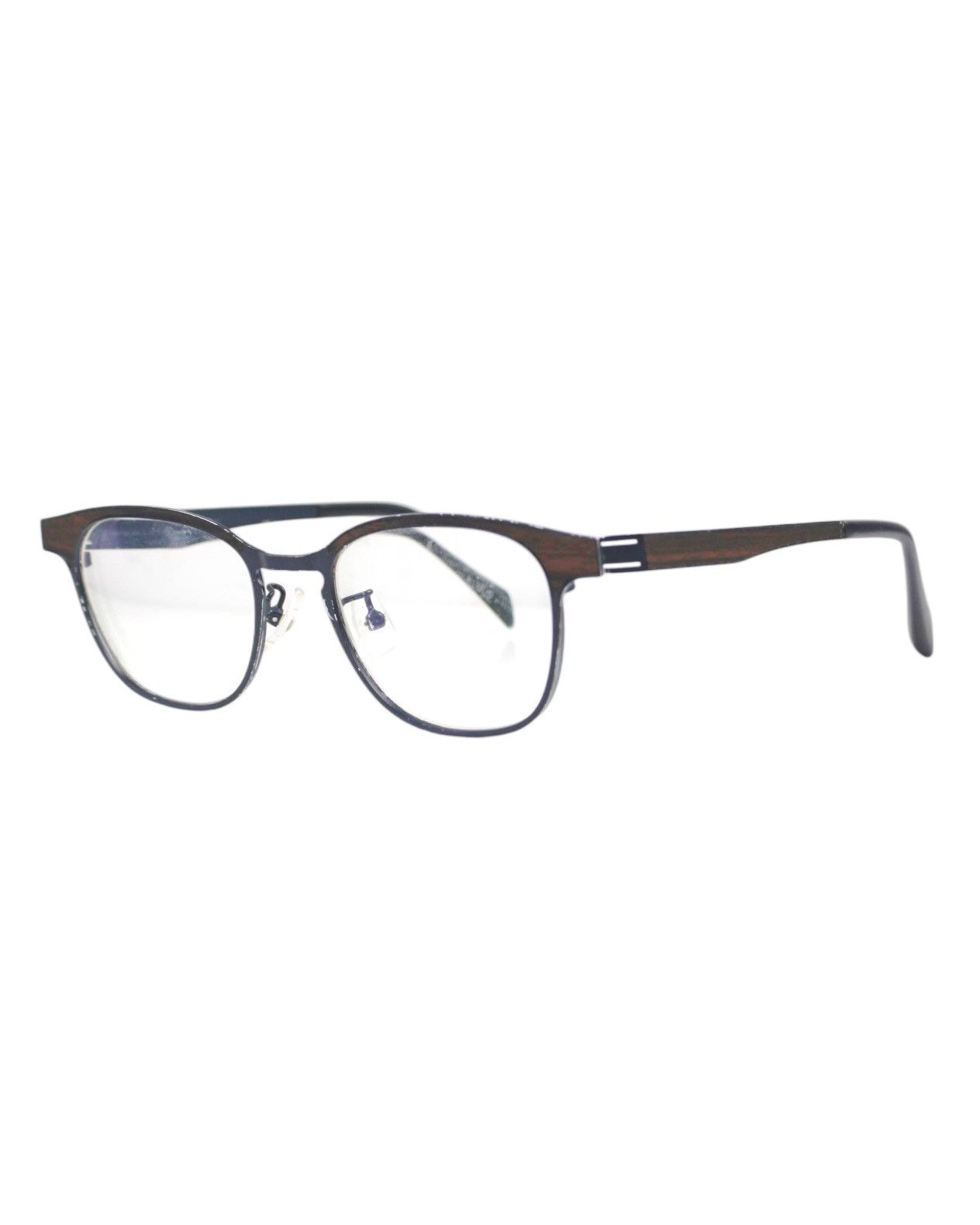JINS 2000S JINS JAPAN EYEWEAR – BLUE WOOD-TEXTURE FRAME Size ONE SIZE - 3 Thumbnail