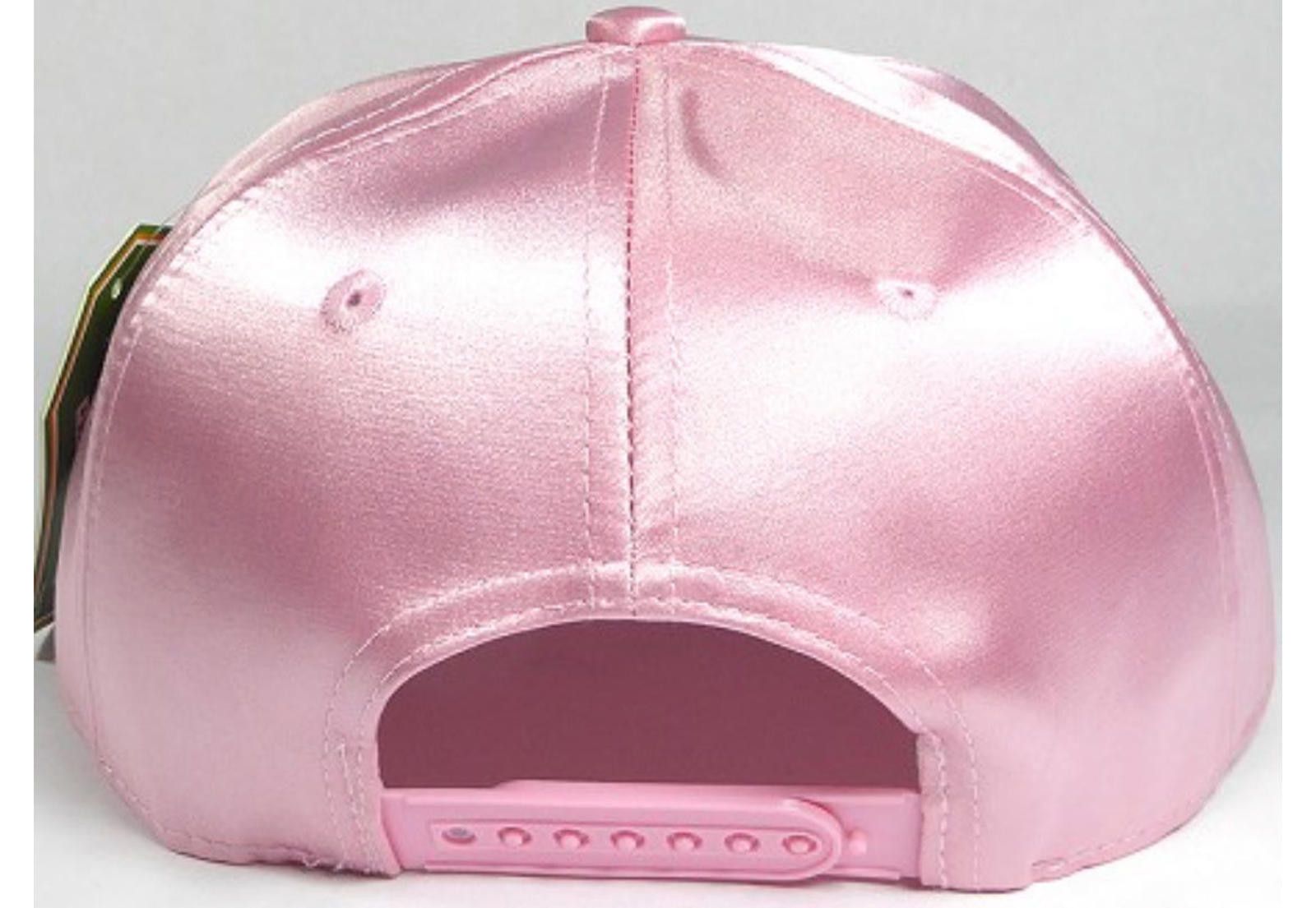 Other Faux Satin Silk Adult Flat Brim Snap Hat Size ONE SIZE - 10 Thumbnail