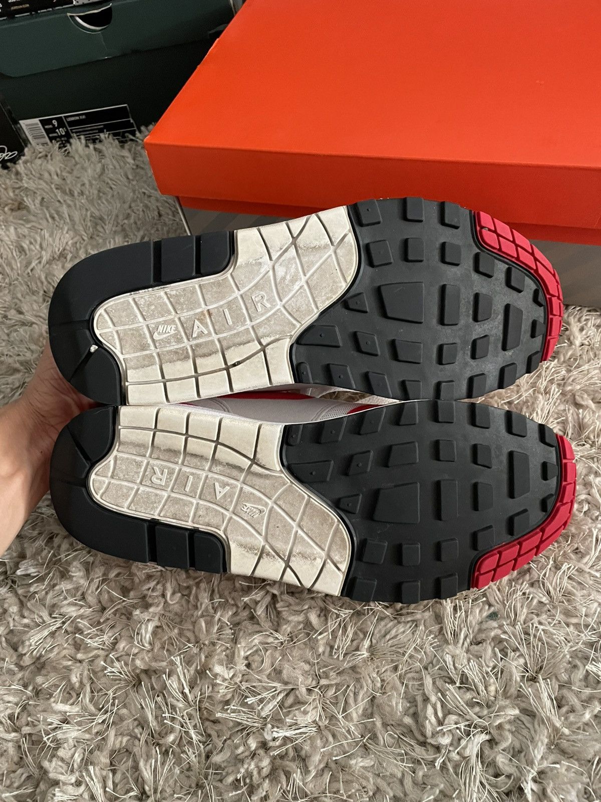 Nike Nike Air Max 1 Anniversary Red Size US 9 / EU 42 - 7 Thumbnail