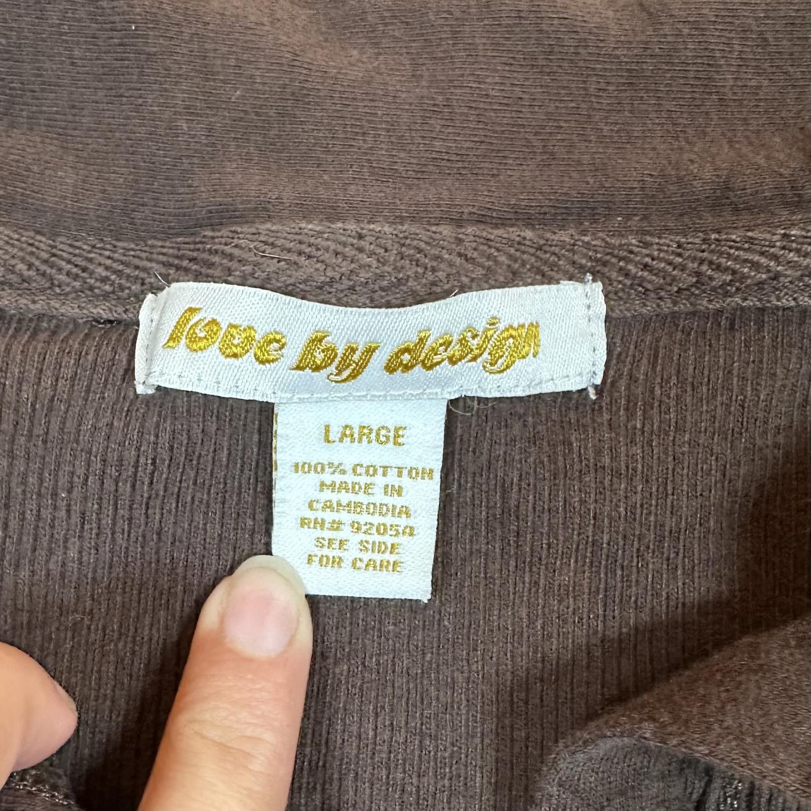 Other Women’s Short Sleeve Top Dark Brown Collared Large Y2K Size L / US 10 / IT 46 - 4 Thumbnail
