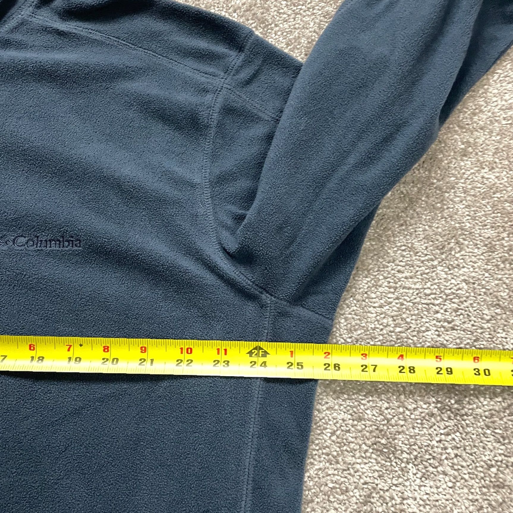 Vintage Columbia Jacket Mens 2XL Blue Long Sleeve Fleece 1/4 Zip Lightweight Activewear Size US XXL / EU 58 / 5 - 7 Thumbnail