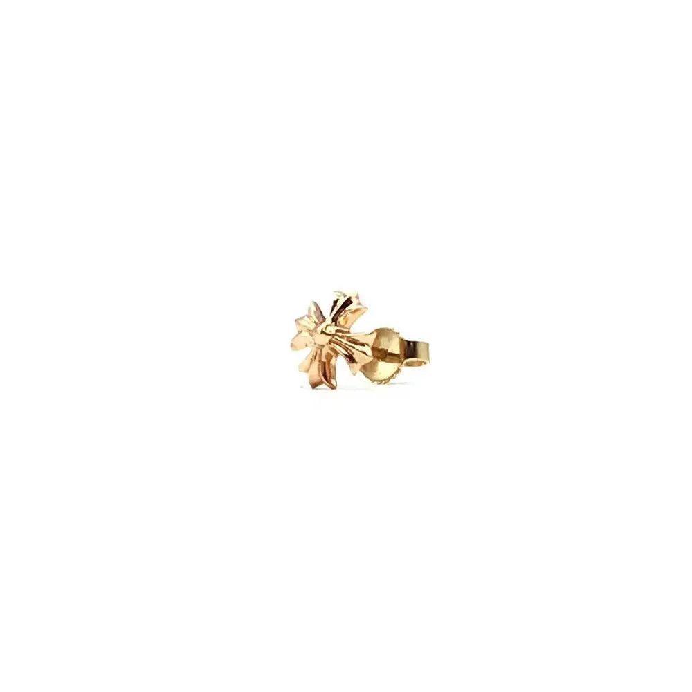 Chrome Hearts Chrome Herats 22K Gold Cross Ear Stud Size ONE SIZE - 2 Thumbnail