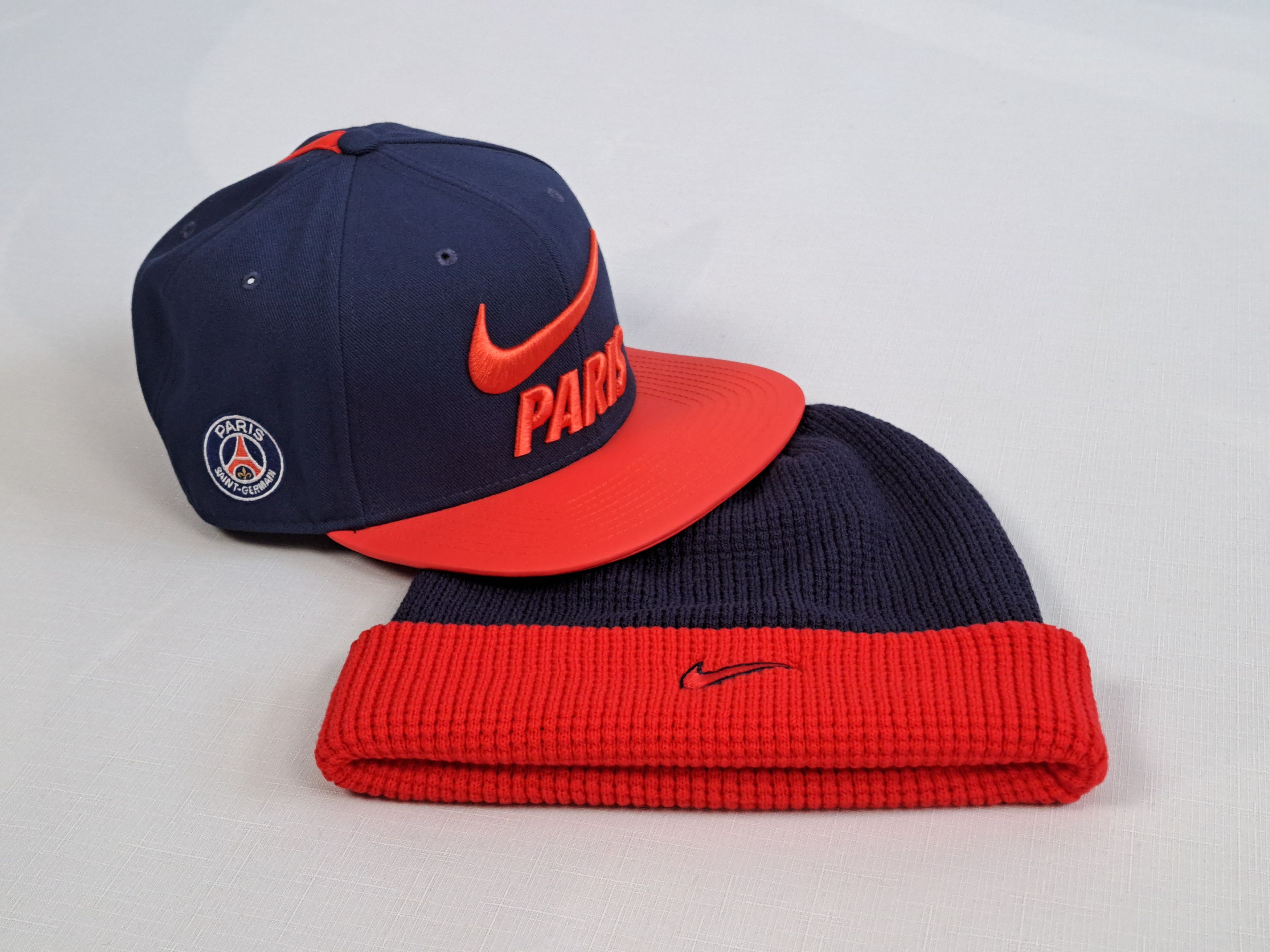 Nike NIKE Paris Saint-Germain beanie and pro snapback hat/cap. Size ONE SIZE - 3 Thumbnail