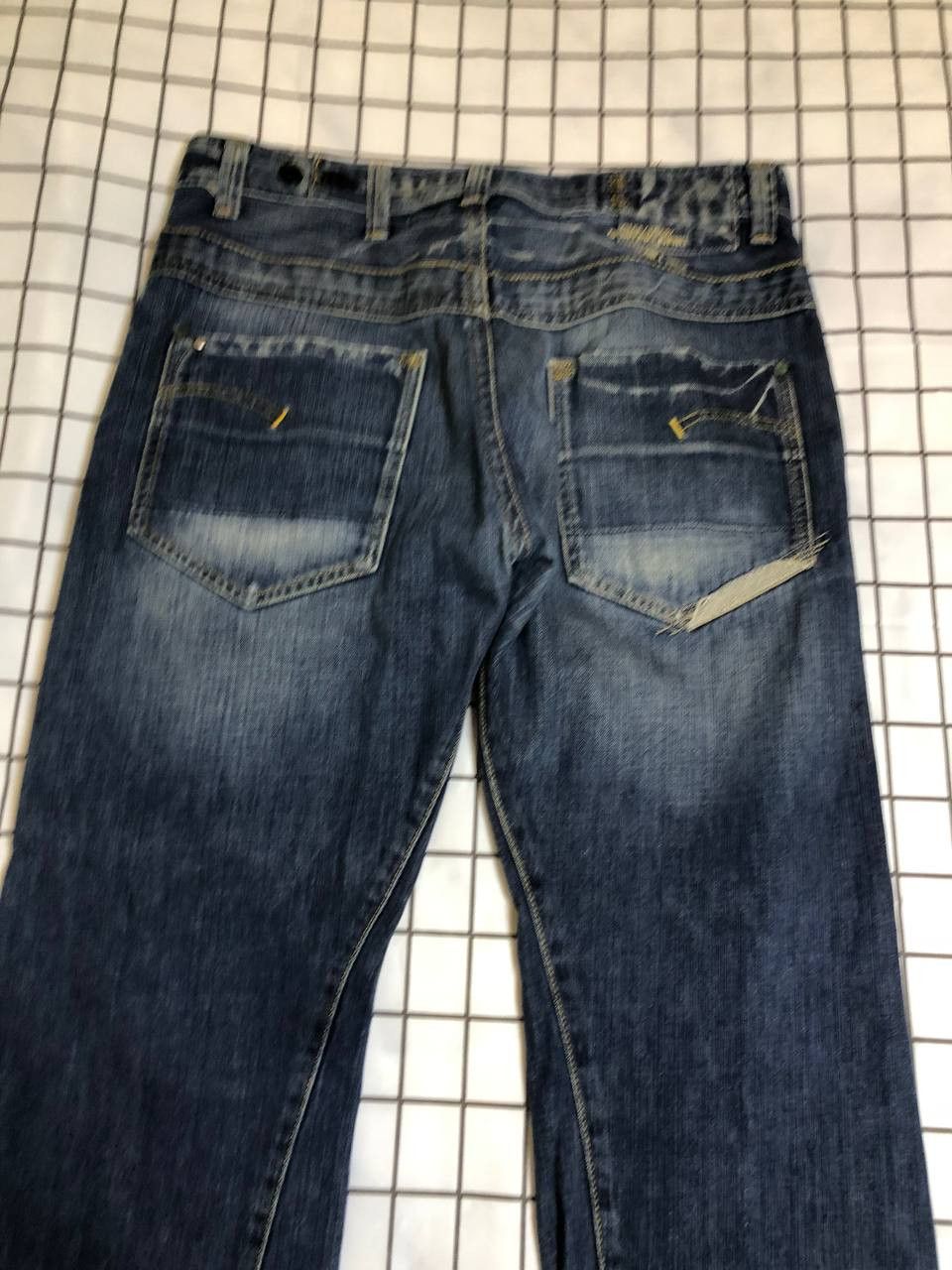 G-Star G-Star Originals Raw Blue Denim Bootcut Dark Wash Mid Rise Size US 34 / EU 50 - 23 Thumbnail