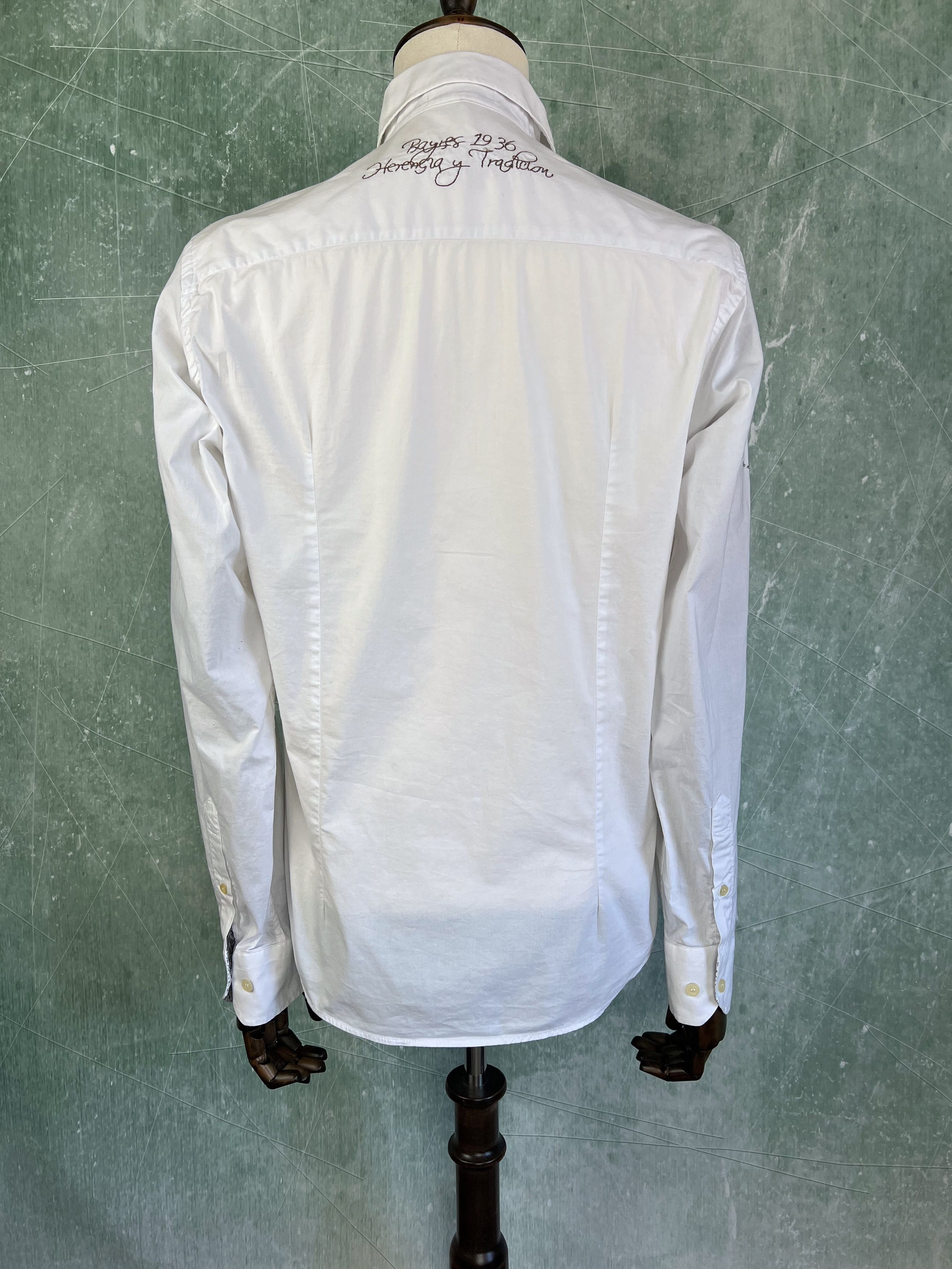 La Martina La Martina Polo Society Embroidered Shirt ButtonUp Argentina Size US M / EU 48-50 / 2 - 5 Thumbnail