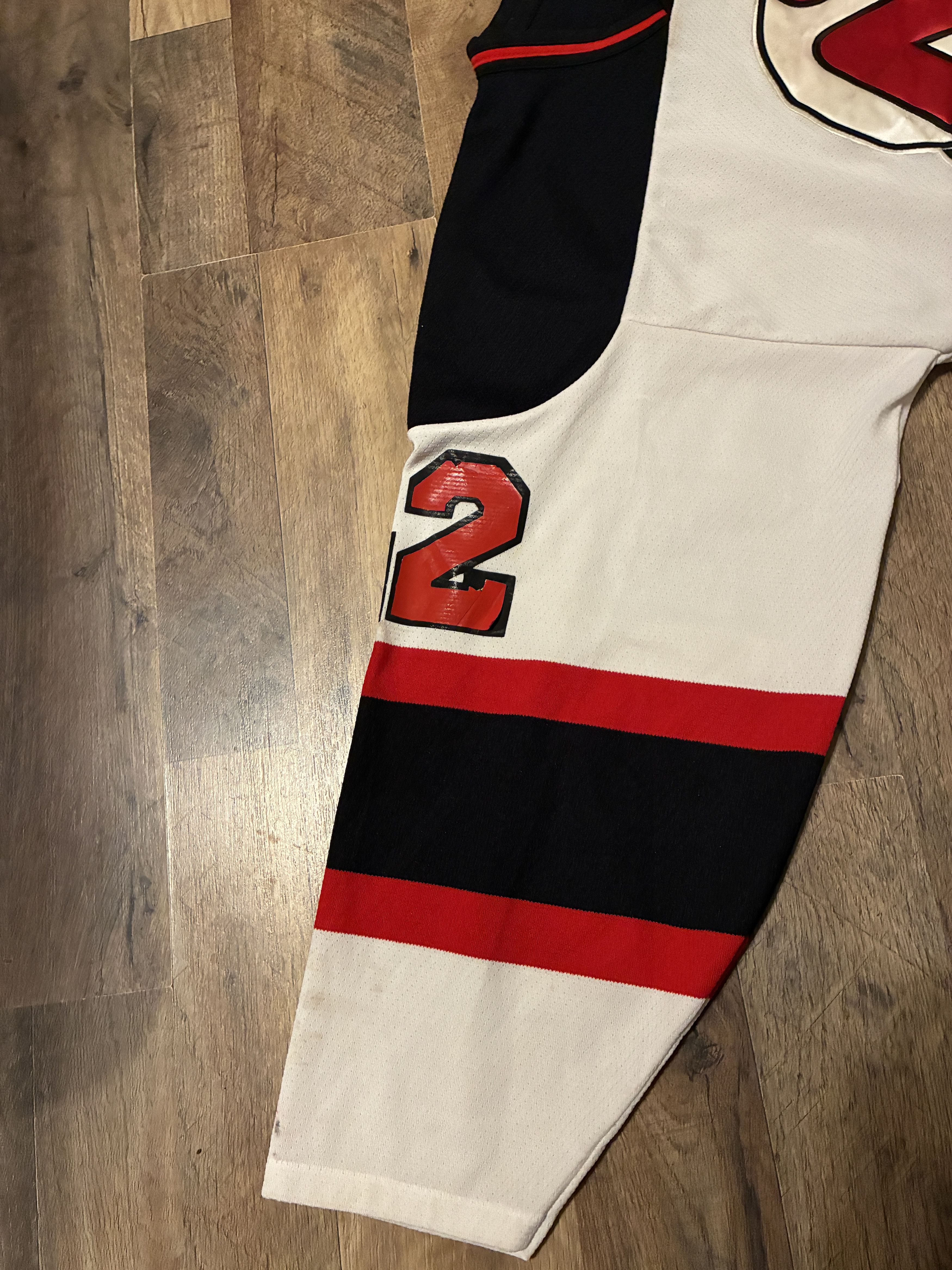 Other Vintage DARE Hockey Jersey #42 Promotional White Black S/P Size US XL / EU 56 / 4 - 6 Thumbnail