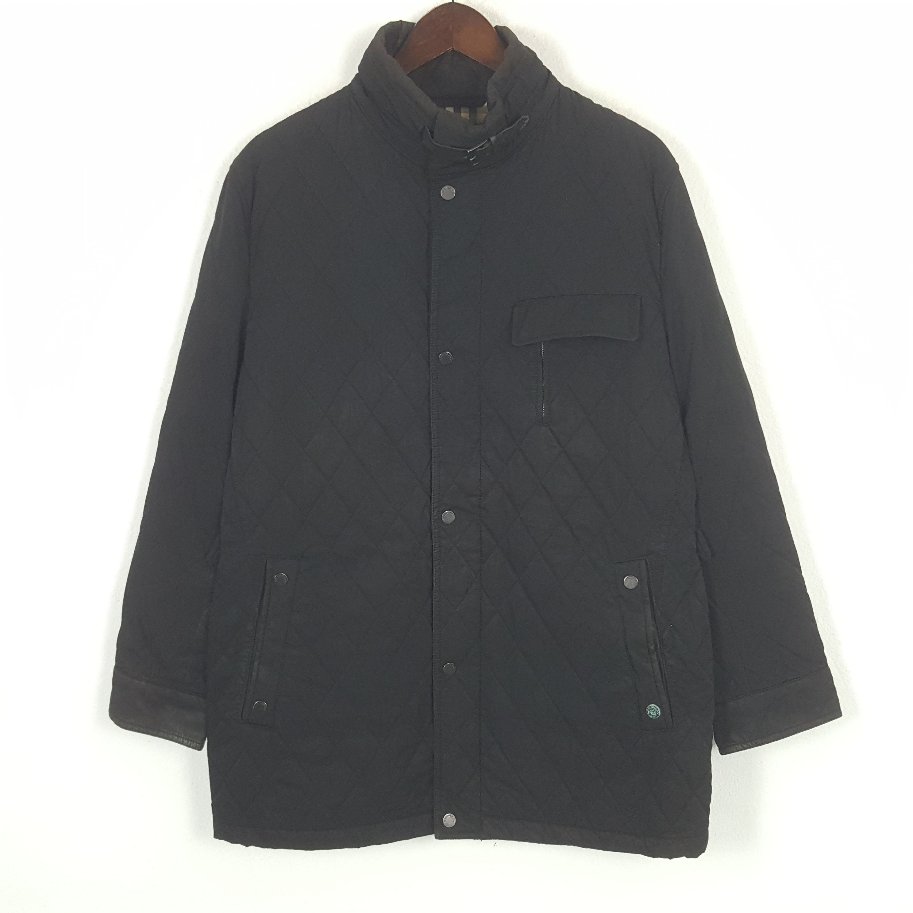 Burberry Vintage Burberry London Custom Spell Out Zipper Jacket Size US L / EU 52-54 / 3 - 3 Thumbnail