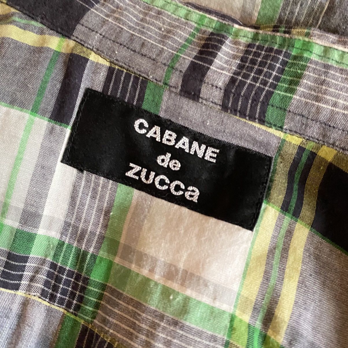 Zucca CABANE de zucca Twisted Plaid Lattice Shirt Size US S / EU 44-46 / 1 - 5 Thumbnail