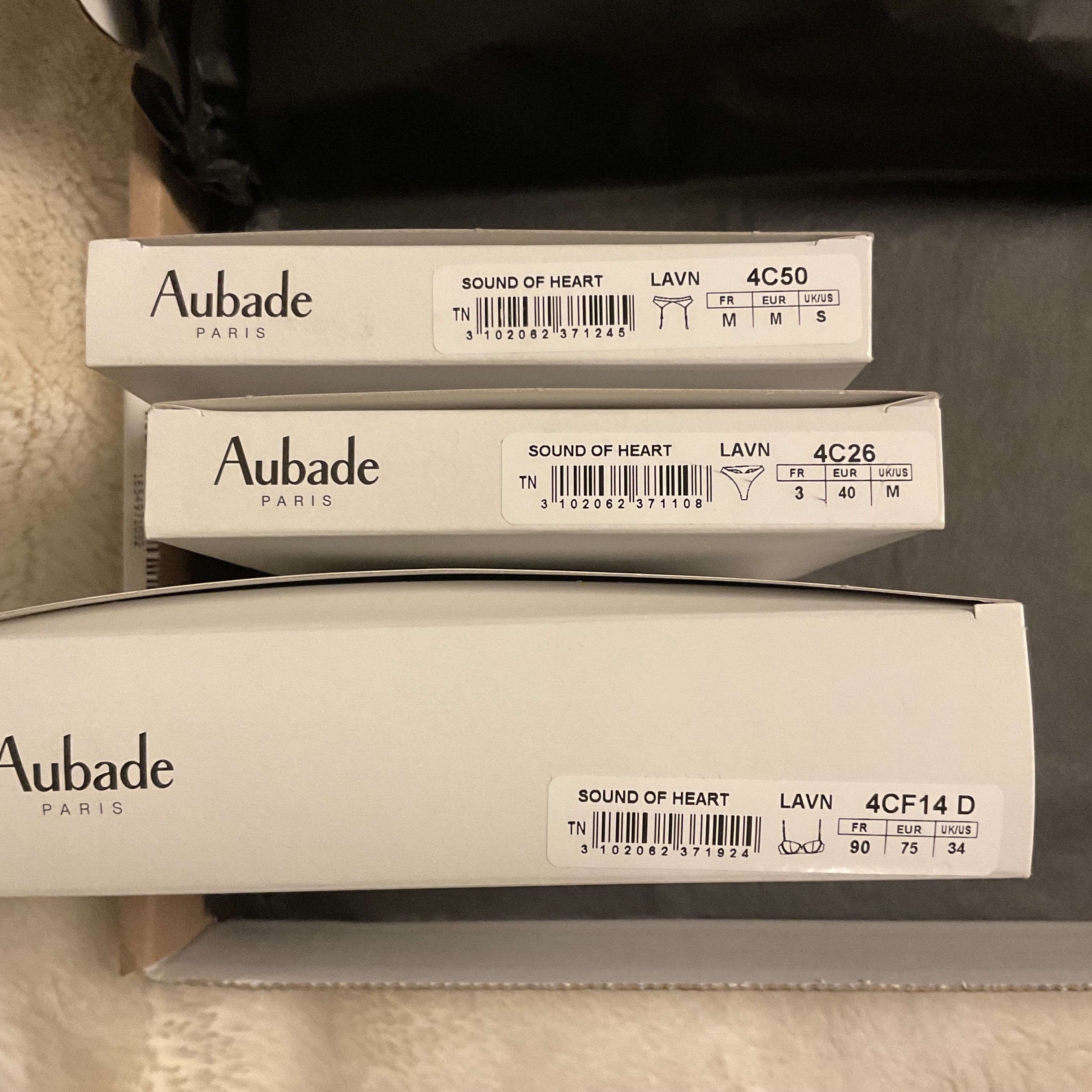 Other Aubade Sound of Heart bra set 34D medium Size ONE SIZE - 10 Thumbnail