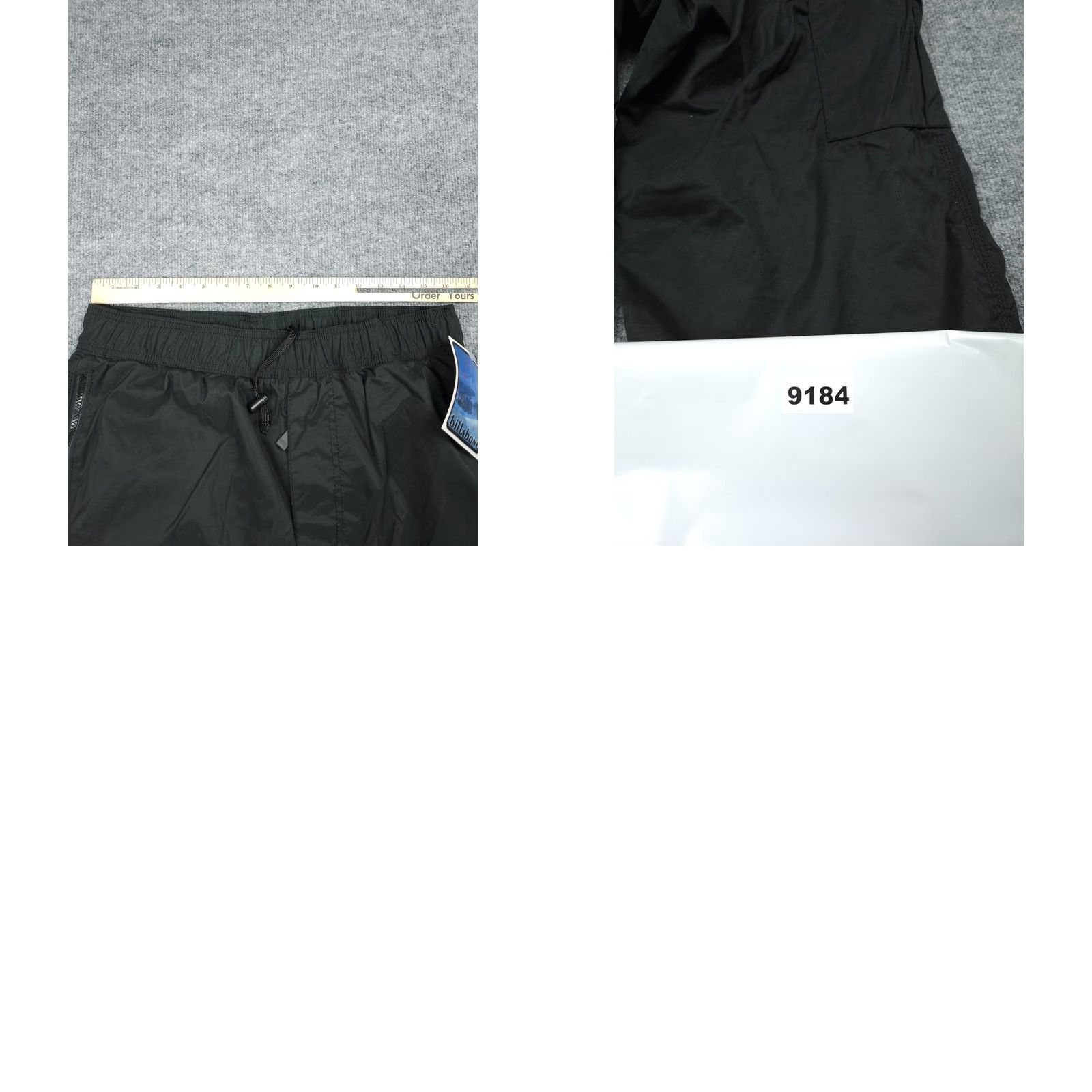 Quiksilver VINTAGE Billabong Combat Snowboard Pants Mens Medium Black NWT Nylon Made USA Size US 31 - 10 Thumbnail