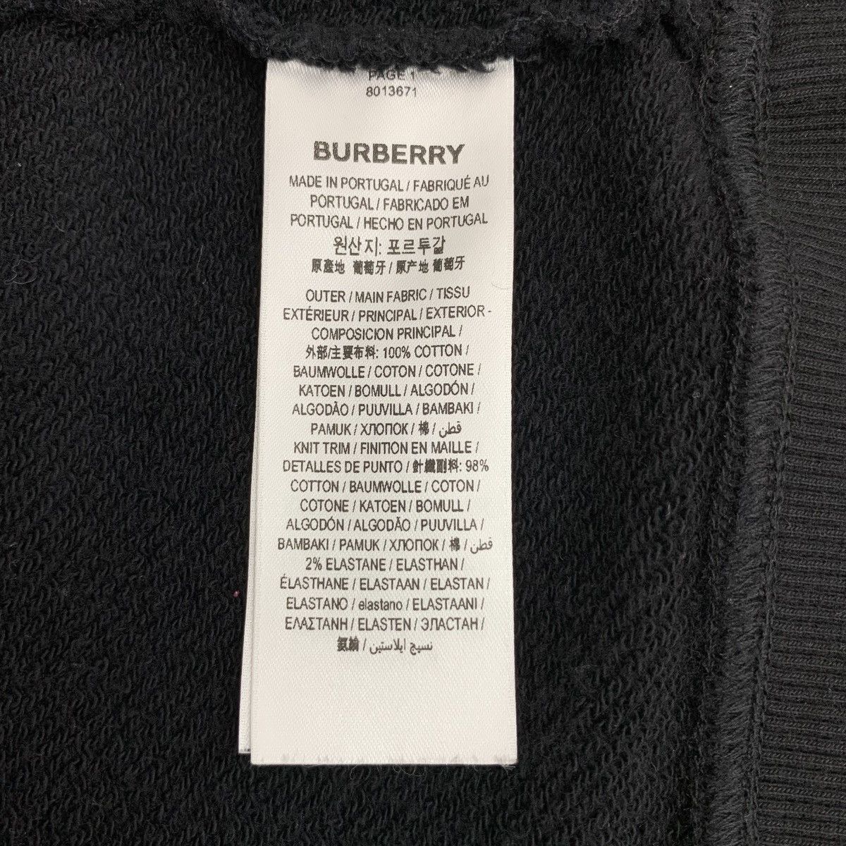 Burberry Burberry Deer Letter Slogan Long Sleeve Sweatshirt K26WX Size US XL / EU 56 / 4 - 7 Thumbnail