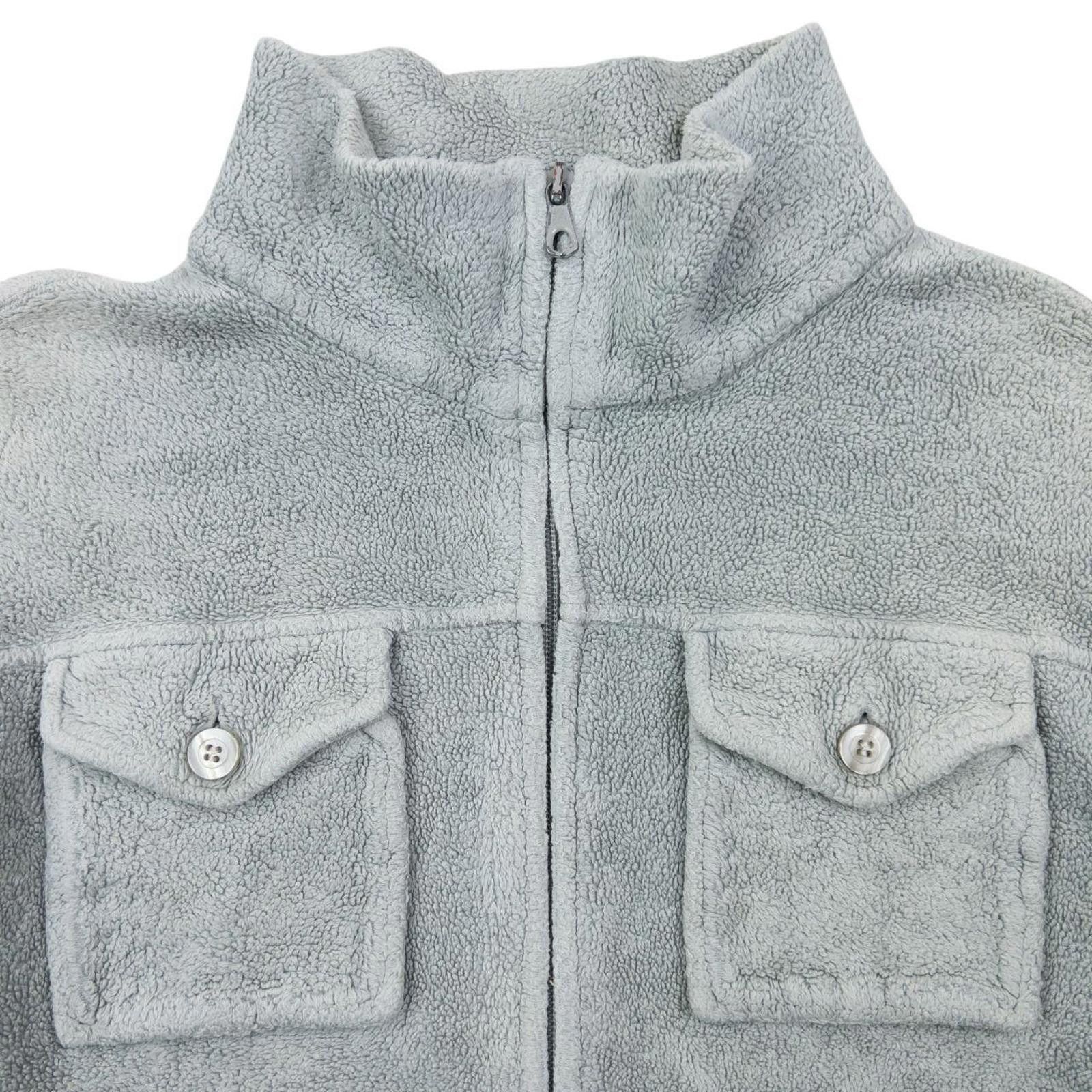 Other Vintage 90s Armani Jeans Cropped Fleece Jacket Womens Size M Size M / US 6-8 / IT 42-44 - 4 Thumbnail