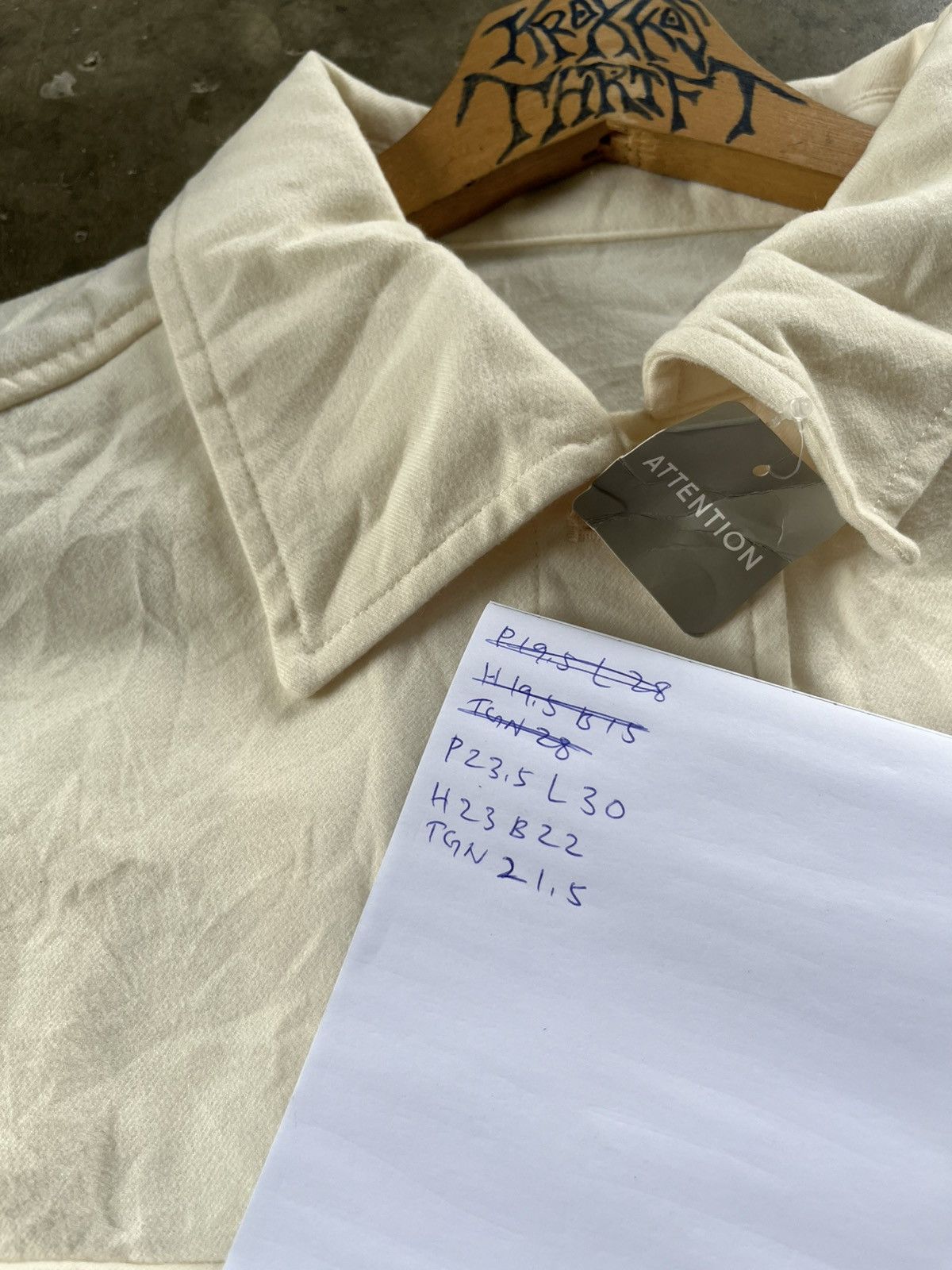 GU × If Six Was Nine × Japanese Brand ⚡️GU SHIRTS BUTTON UP LONG SLEEVE WITH TAGGING Size US L / EU 52-54 / 3 - 7 Thumbnail