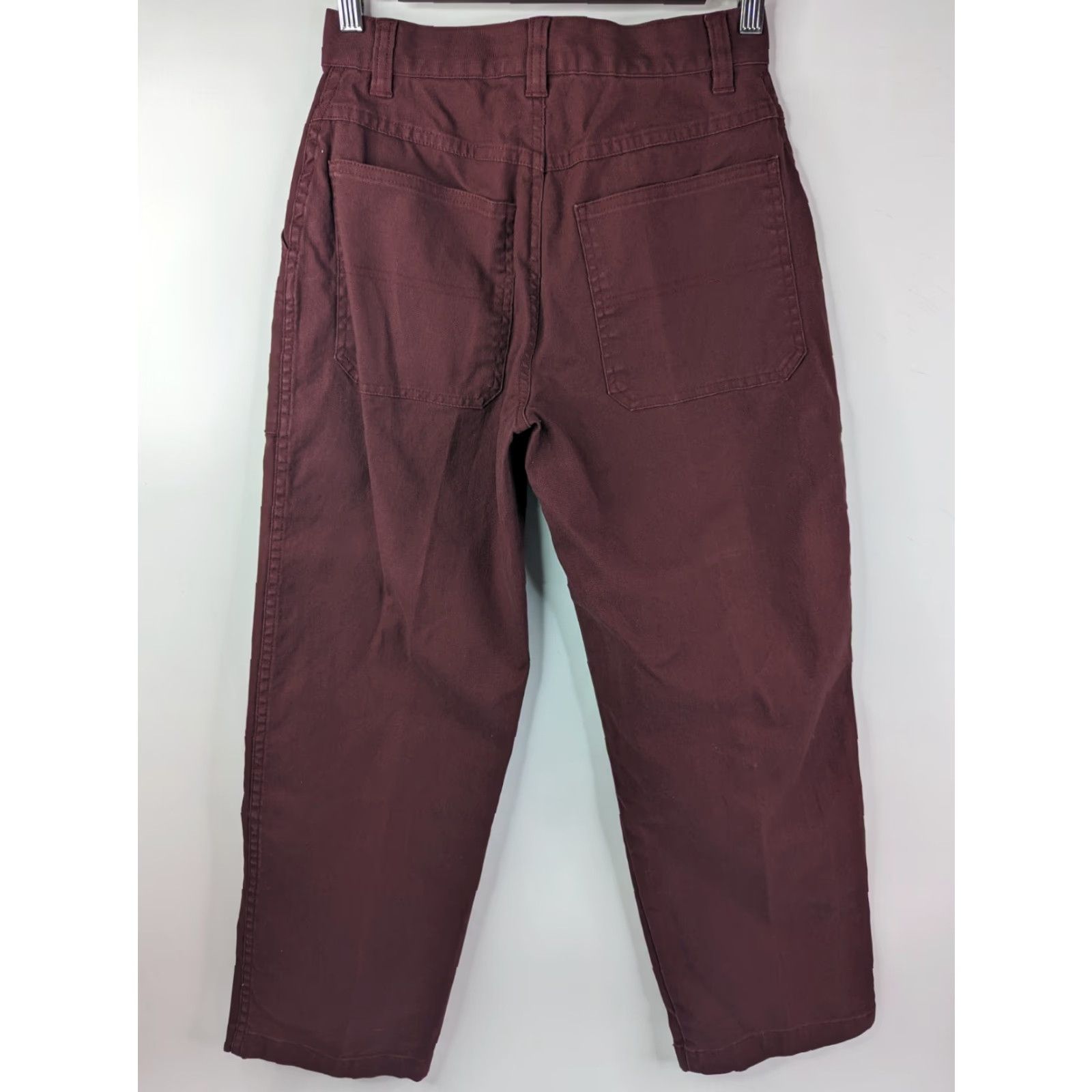 Vintage **L.L. Bean Petite Maroon Women's Chino Pants Size 4 Flat Front** User: **L.L. Bean Women's Petite Maroon Chino Pants Size 4 Flat Front** Size 27" / US 4 / IT 40 - 4 Thumbnail