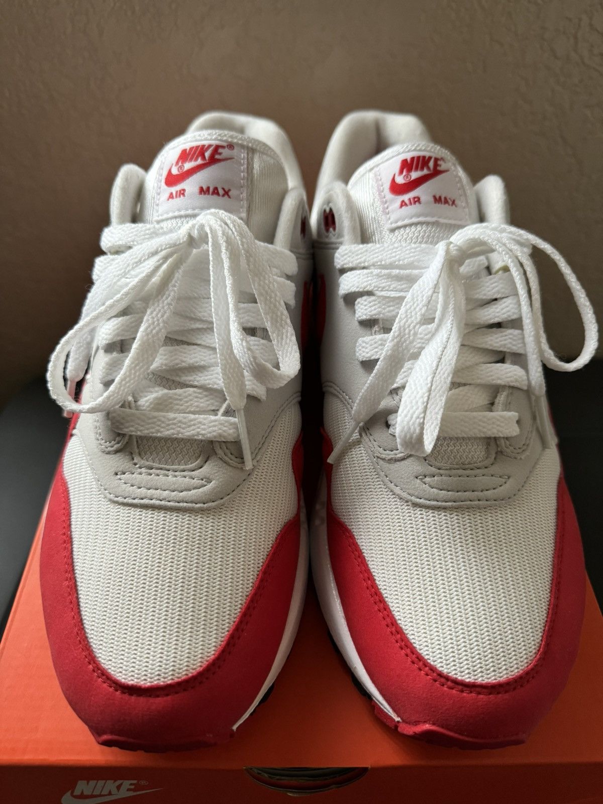 Nike 2017 Nike Air Max 1 Anniversary Red Size US 9 / EU 42 - 3 Thumbnail