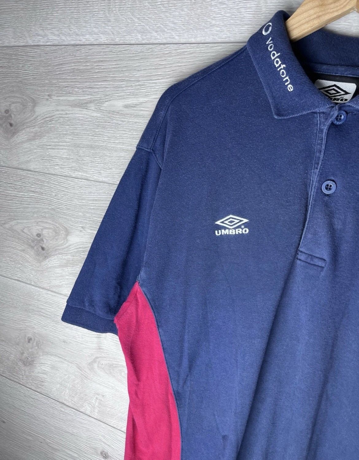 Umbro VINTAGE SOCCER POLO UMBRO FC MANCHESTER UNITED 99/01 SIZE L Size US L / EU 52-54 / 3 - 3 Thumbnail