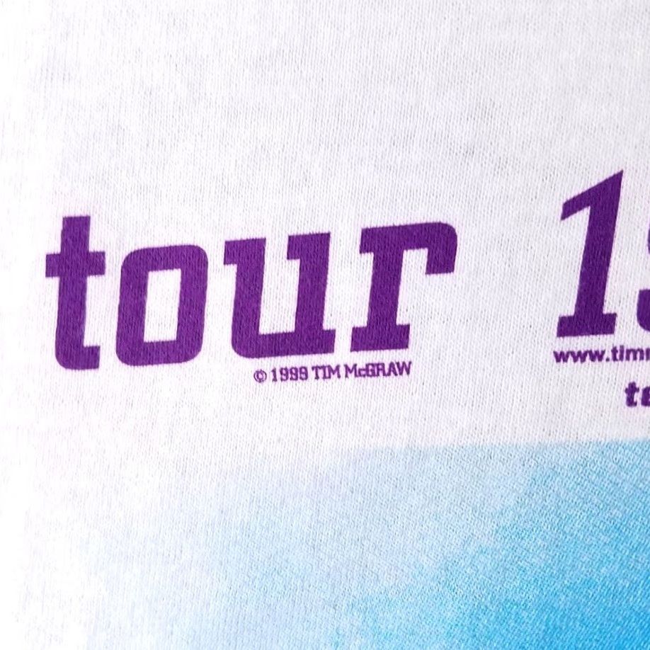 Tultex VINTAGE Tim McGraw Mens T-Shirt XL White 1999 Tour A Place In The Sun Concert Shirt Shirt Men White XL Tim McGraw 90s Size US XL / EU 56 / 4 - 4 Thumbnail