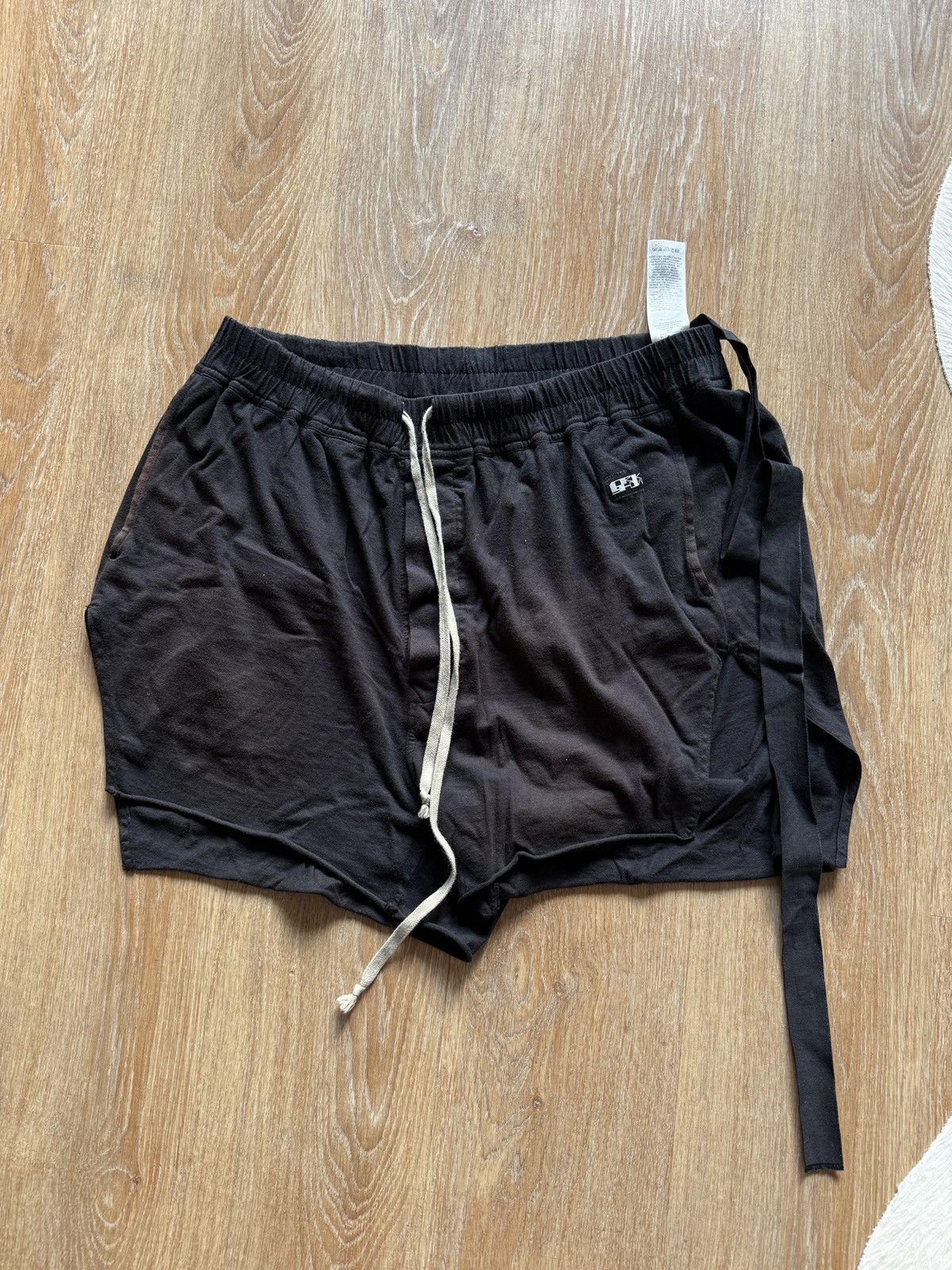 K Rick Owens Phleg Doubled Boxers 黒S Rick Owens DRKSHDW Phleg Doubled Boxer Shorts | Black | FARFETCH