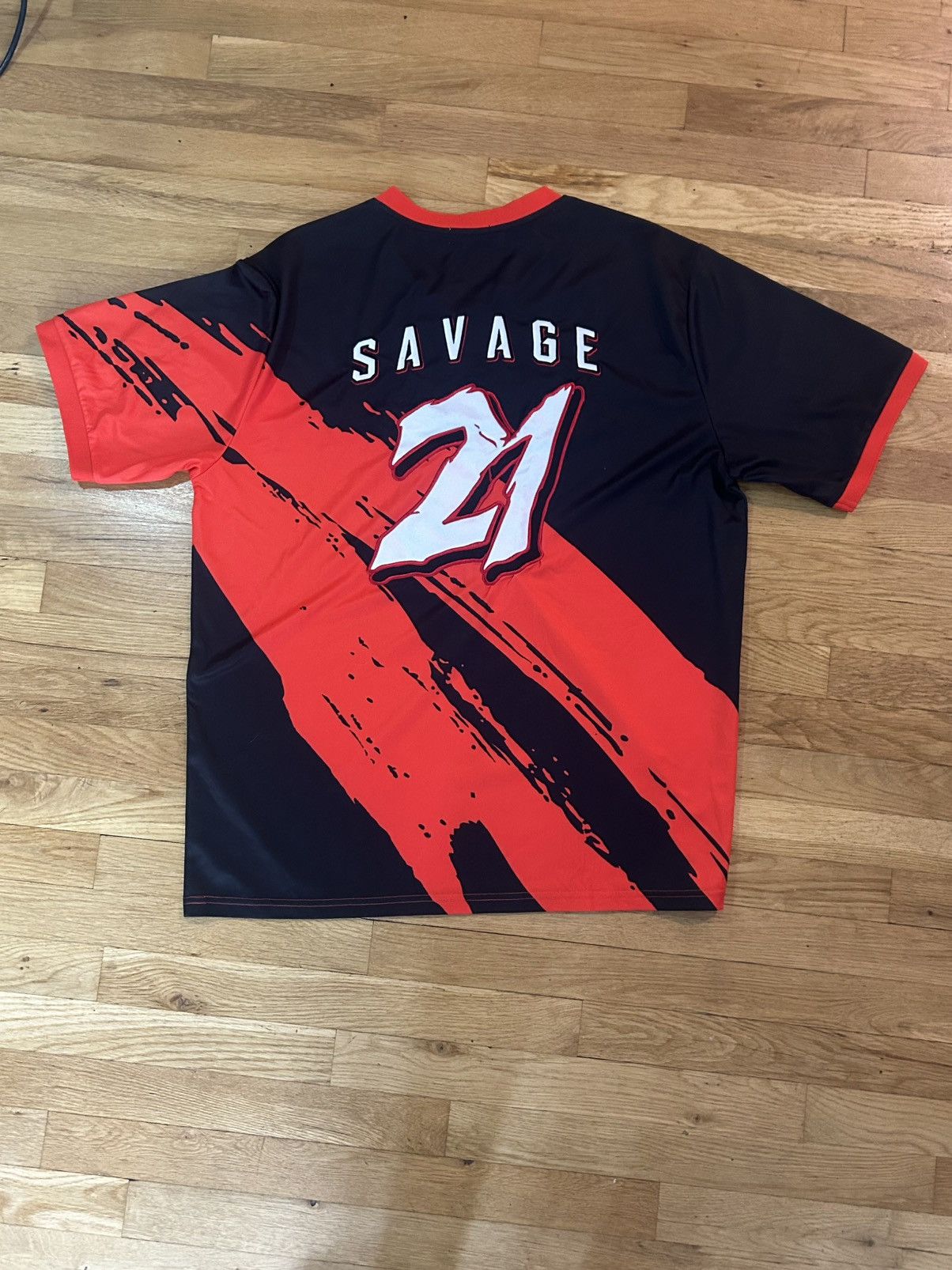 21 Savage 21 Savage X Bleacher Report soccer jersey XXL slaughter gang Size US XXL / EU 58 / 5 - 2 Thumbnail