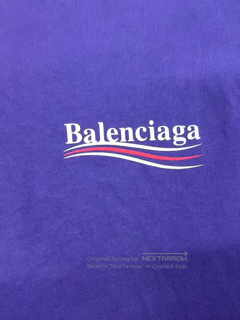 Balenciaga Balenciaga Letter Logo Print Crew Neck Short Sleeve T-Shir Size US S / EU 44-46 / 1 - 3 Thumbnail