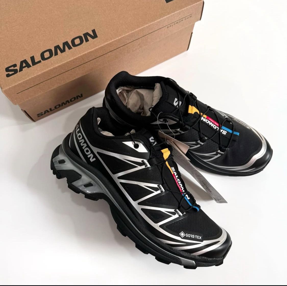Salomon *BRAND NEW* Salomon Men's XT-6 GTX Black Size US 10 / EU 43 - 2 Thumbnail