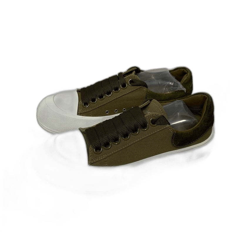 Alexander McQueen Alexander McQueen Low-top Sneakers in Olive Green Size US 8 / IT 38 - 1 Thumbnail