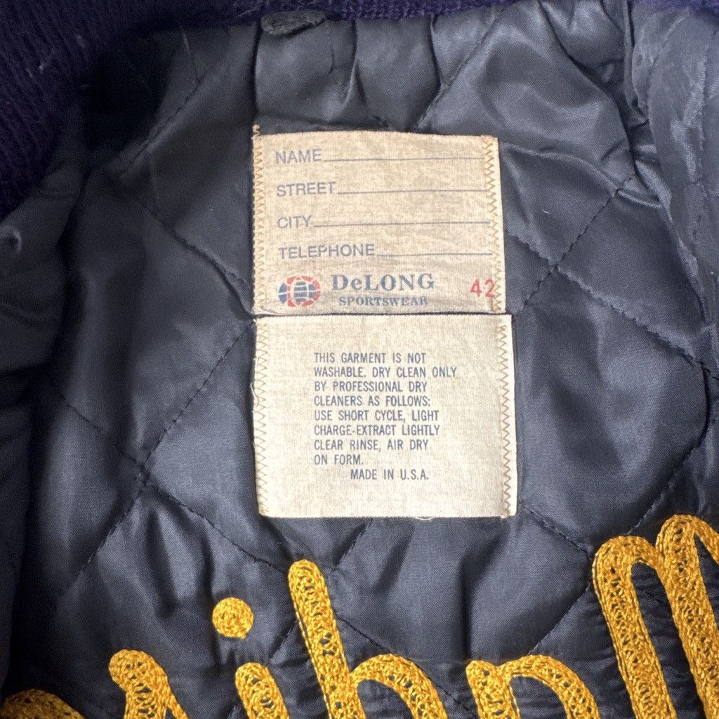 Delong vintage DeLong varsity jacket Size US L / EU 52-54 / 3 - 7 Thumbnail