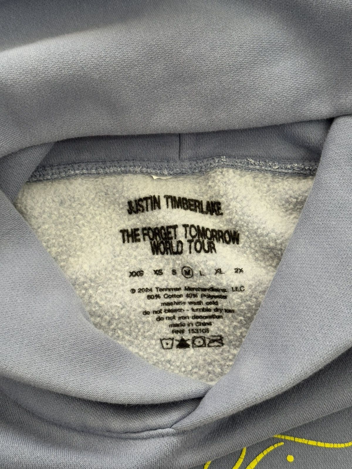 Band Tees Justin Timberlake The Forget Tomorrow World Tour Hoodie Med Size US M / EU 48-50 / 2 - 7 Thumbnail
