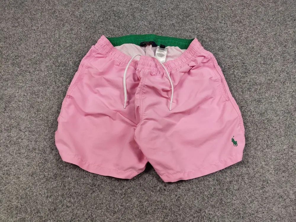 Polo Ralph Lauren Vintage Polo Ralph Lauren Pink Nylon Logo Casual Shorts Size US 34 / EU 50 - 2 Thumbnail