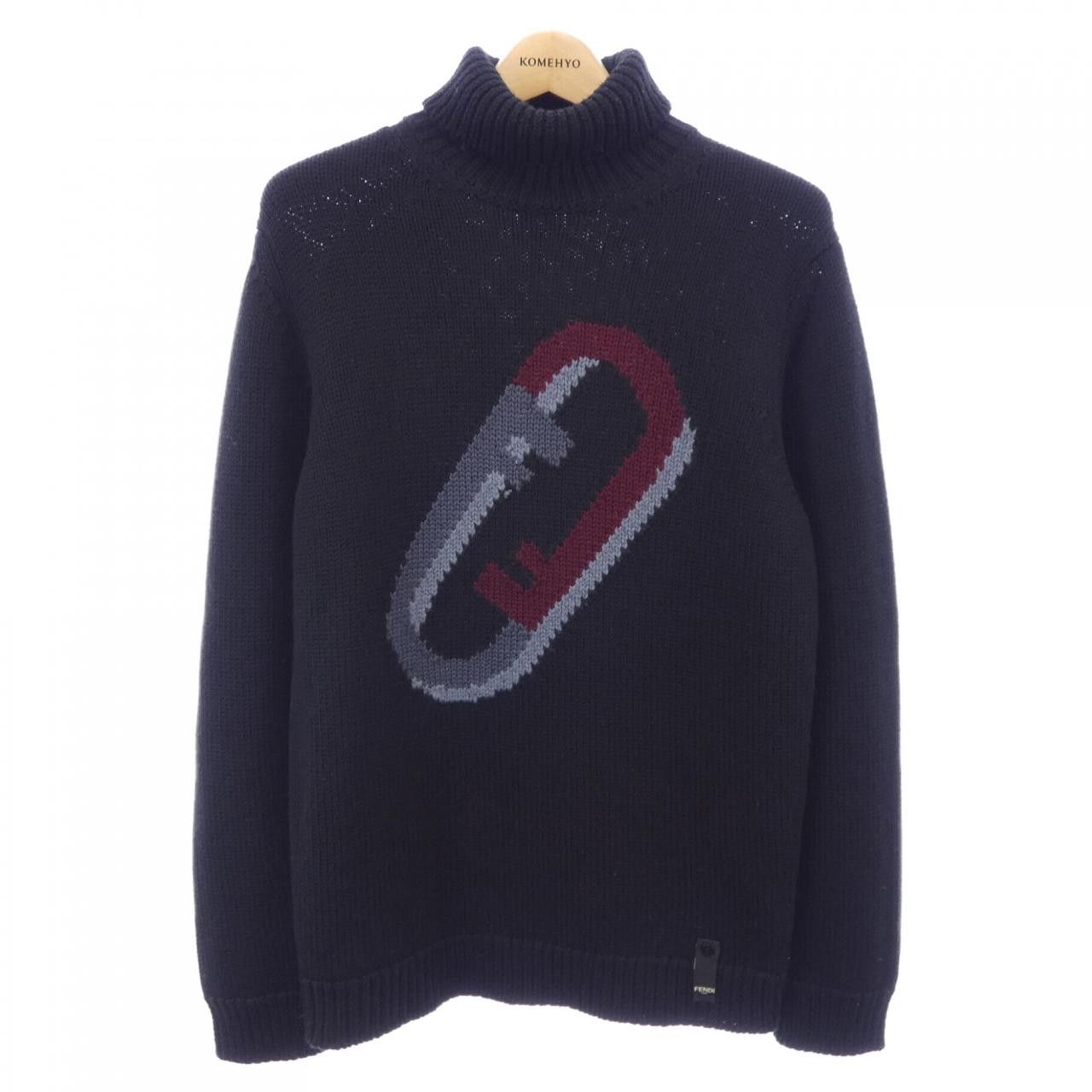 Fendi Fendi Fendi Wool Knitwear Textile Tops FZX082AL3U DUTY FREE for USA Size ONE SIZE - 1 Thumbnail