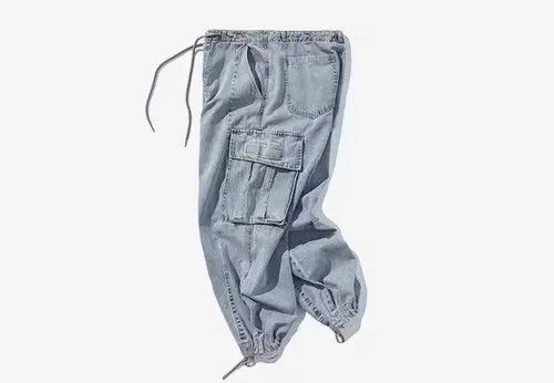 Japanese Brand 20AW Indigo Union Japan Washed Denim Worker Jogger Pants Size US 32 / EU 48 - 3 Thumbnail